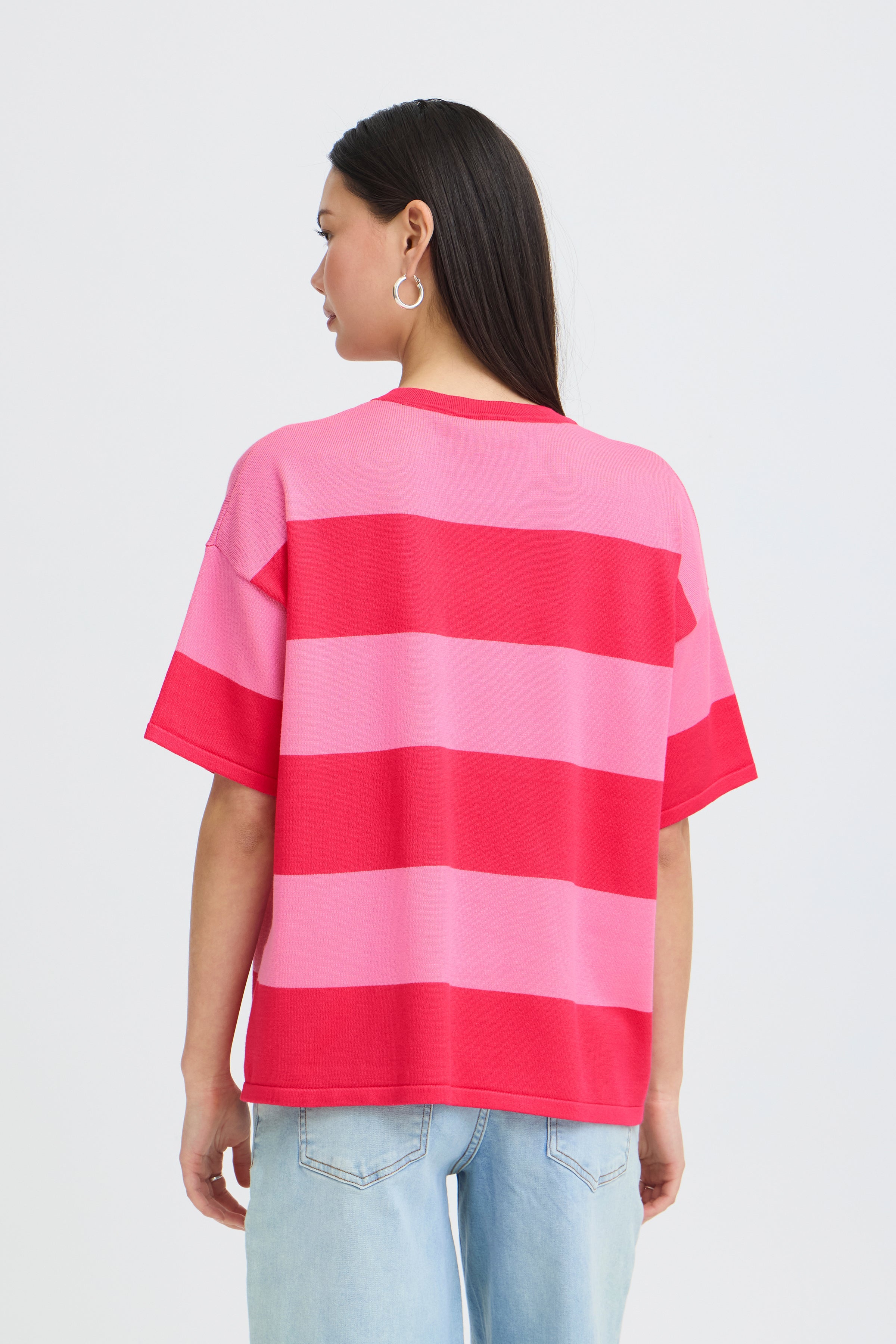 Luls Wide Azalea Stripe Top - 20125817