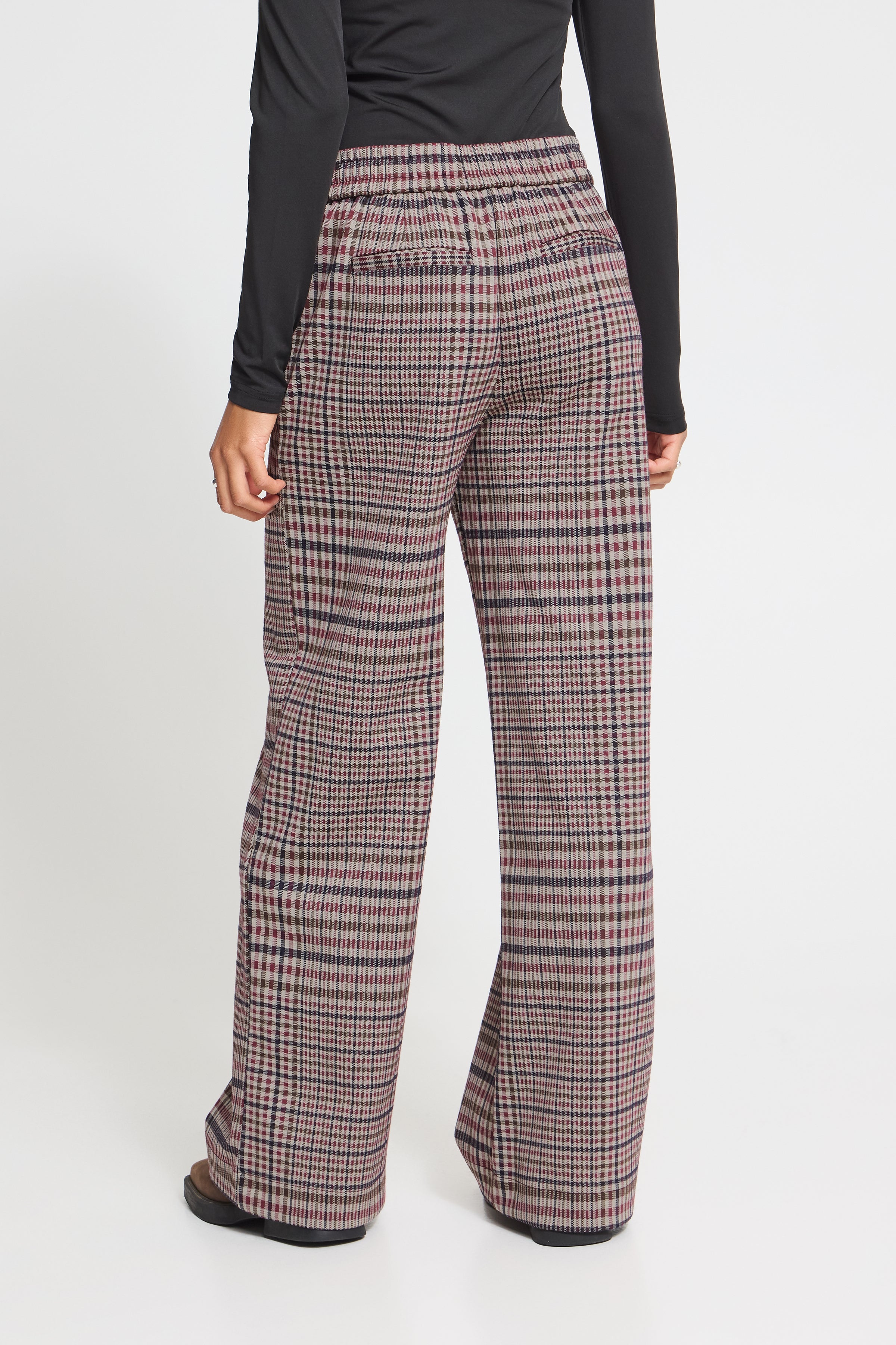 Kate Big Check Trousers - 20127153