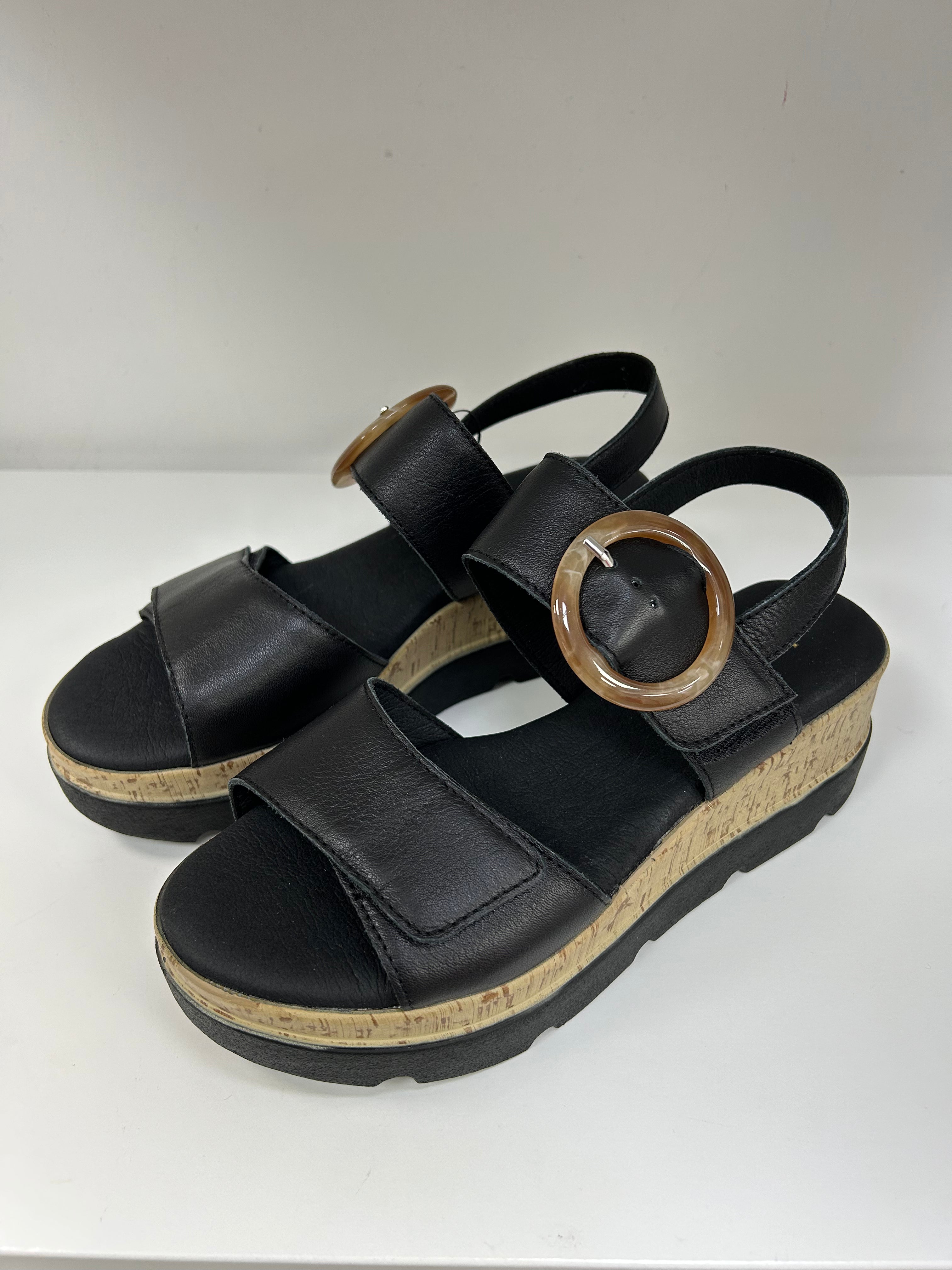 Black Cammie Sandals - ULP268