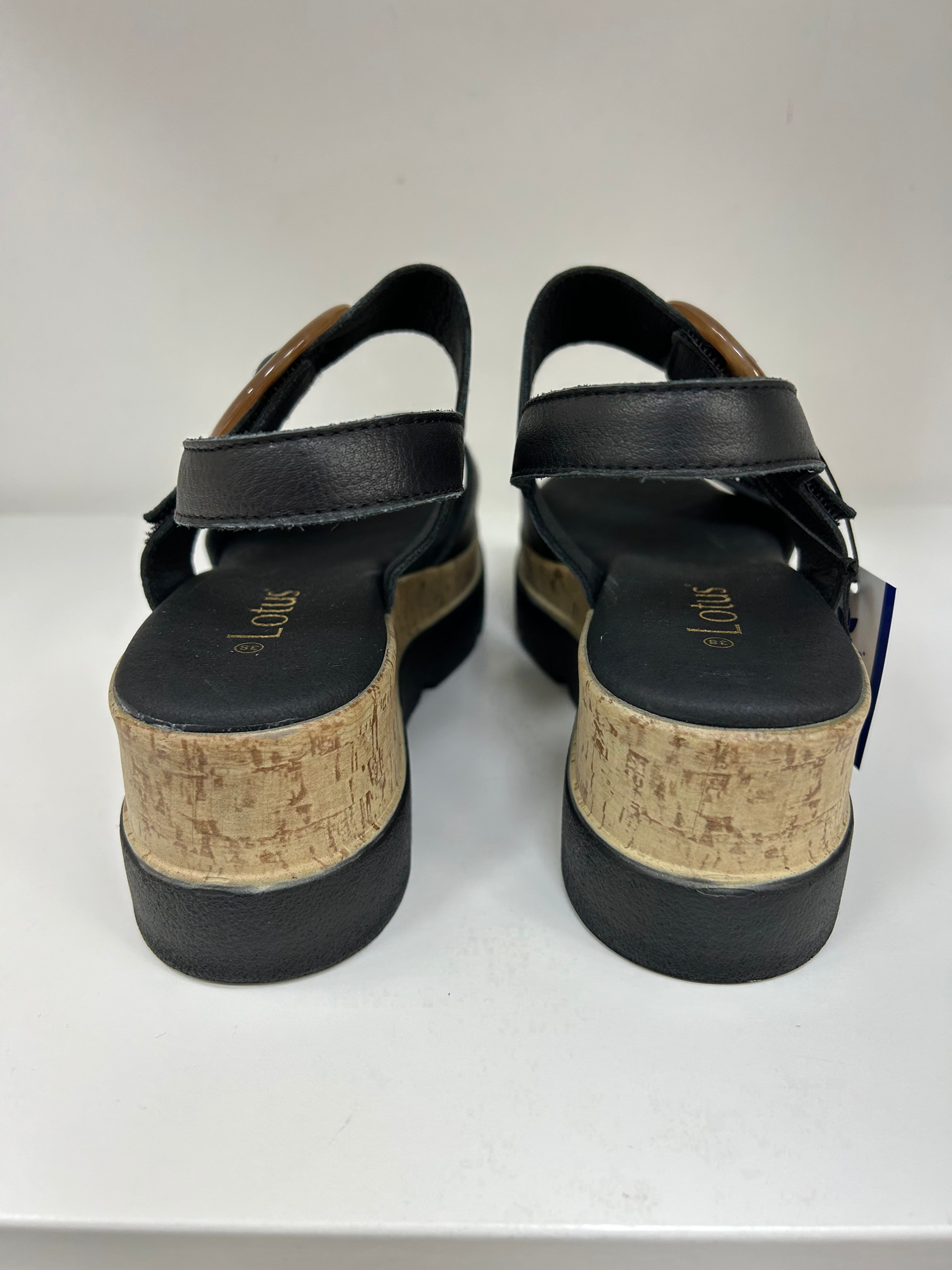 Black Cammie Sandals - ULP268