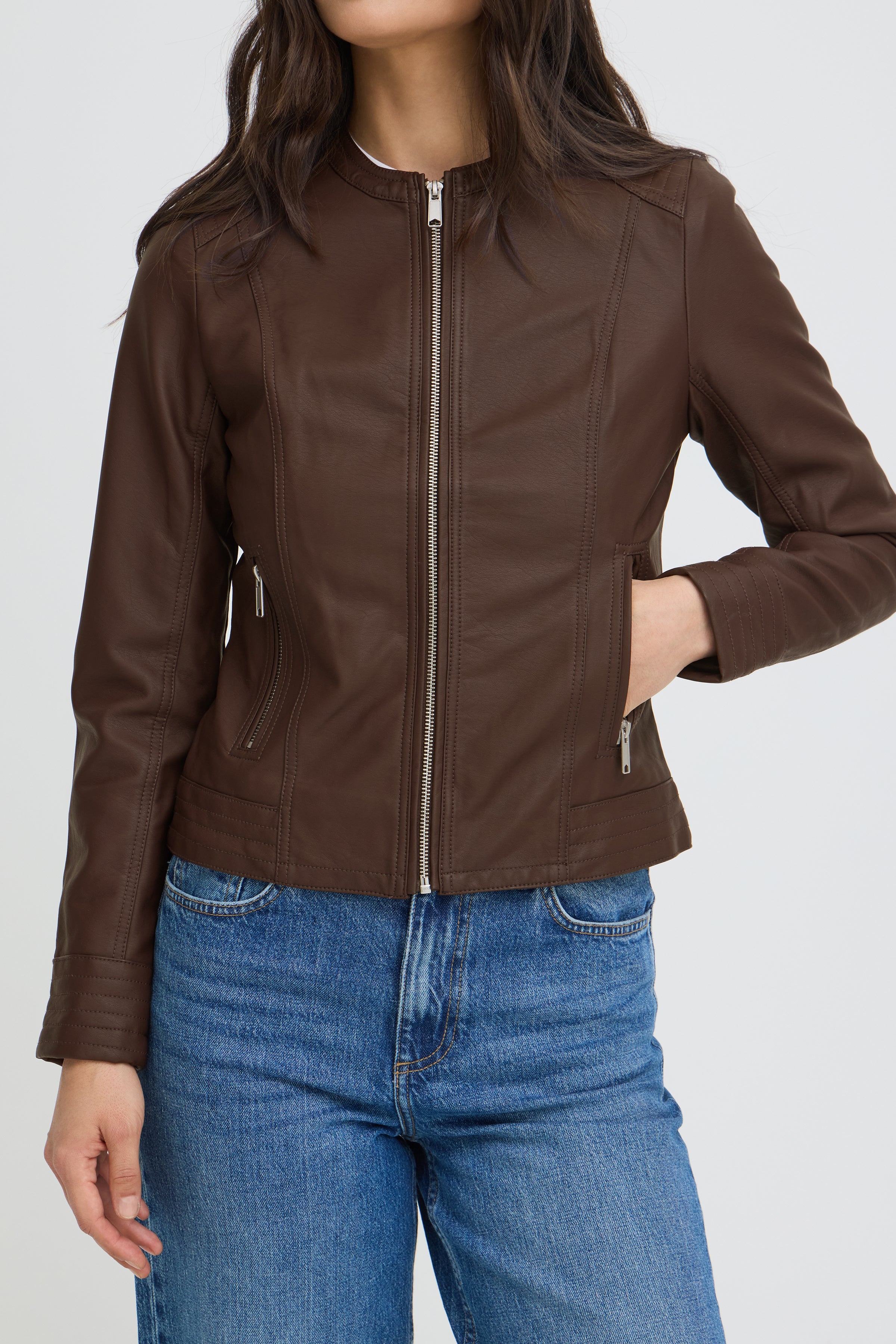 Java Acom Faux Leather Jacket - 20809396