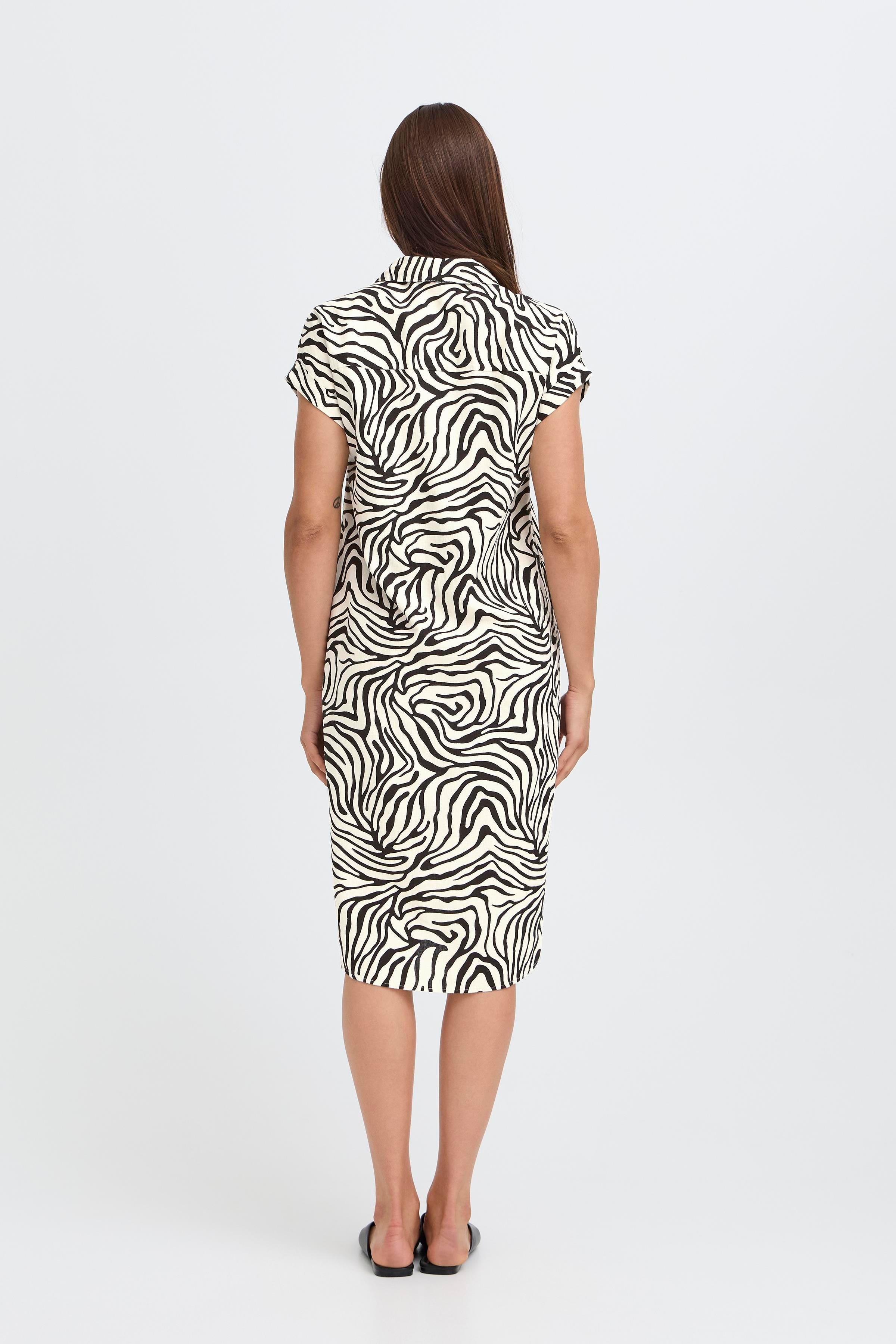 Falakka Meteorite Animal Shirt Dress - 20814553