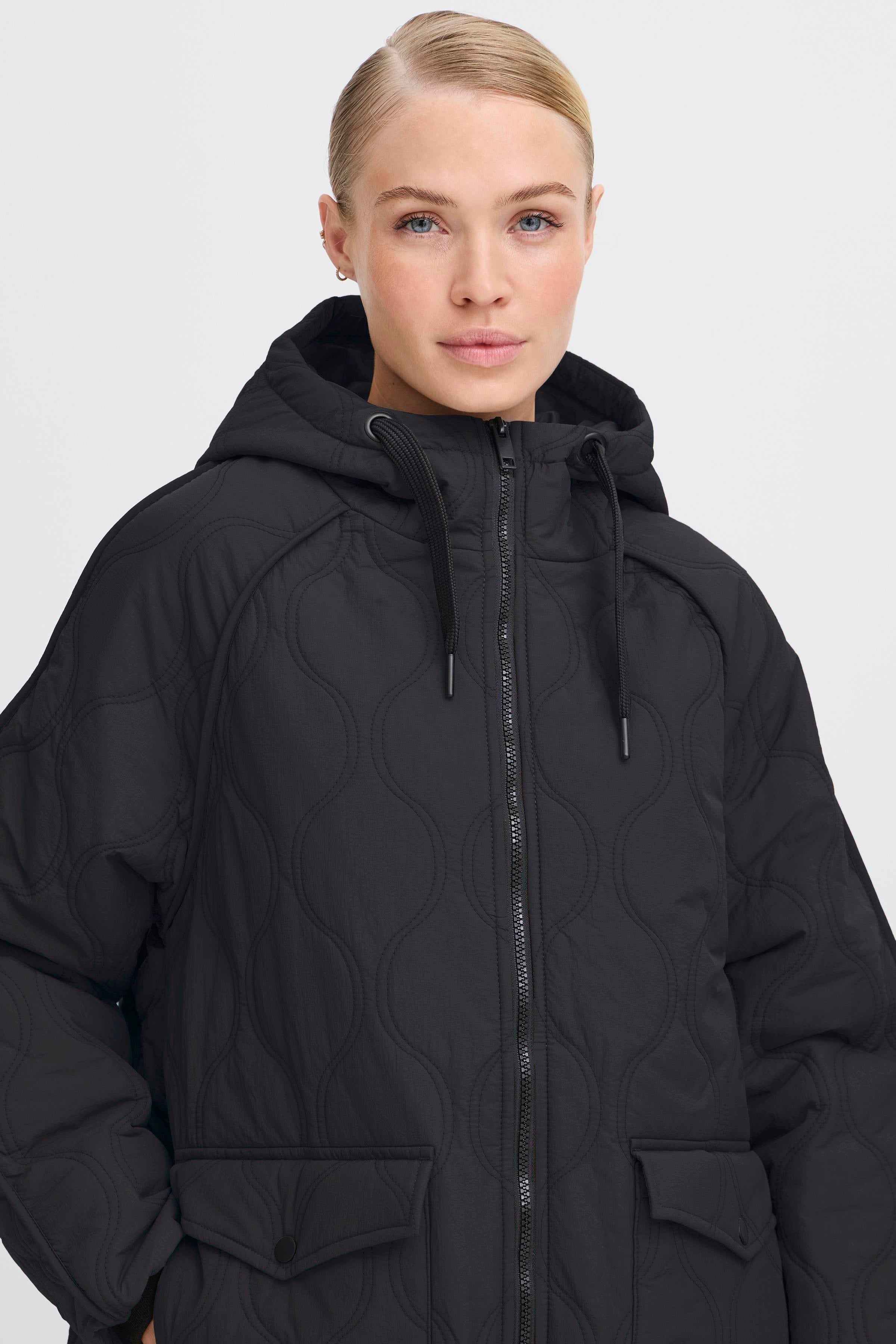 Bocci Black Quilted Coat - 20816944