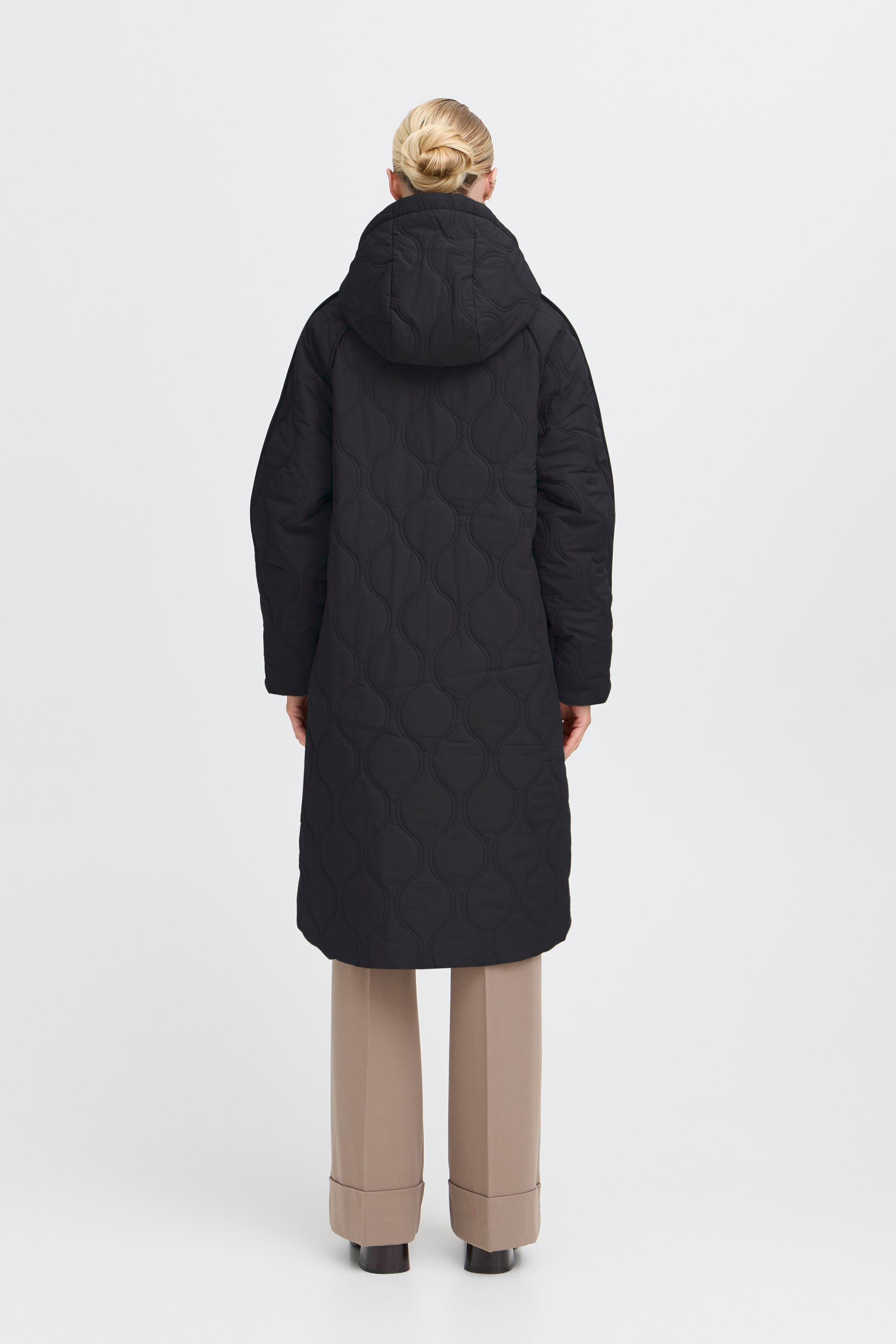Bocci Black Quilted Coat - 20816944