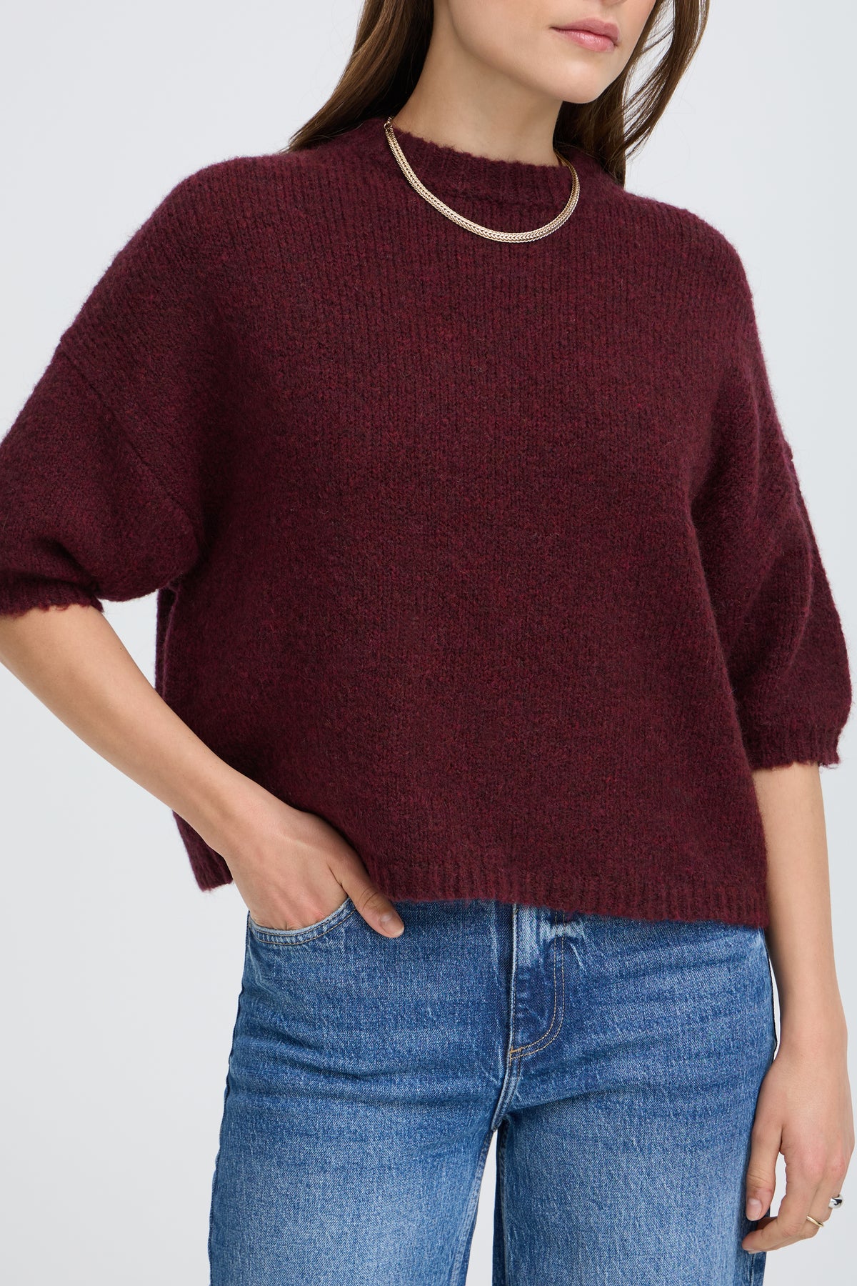 Otia Fig Short Sleeve Jumper - 20818397