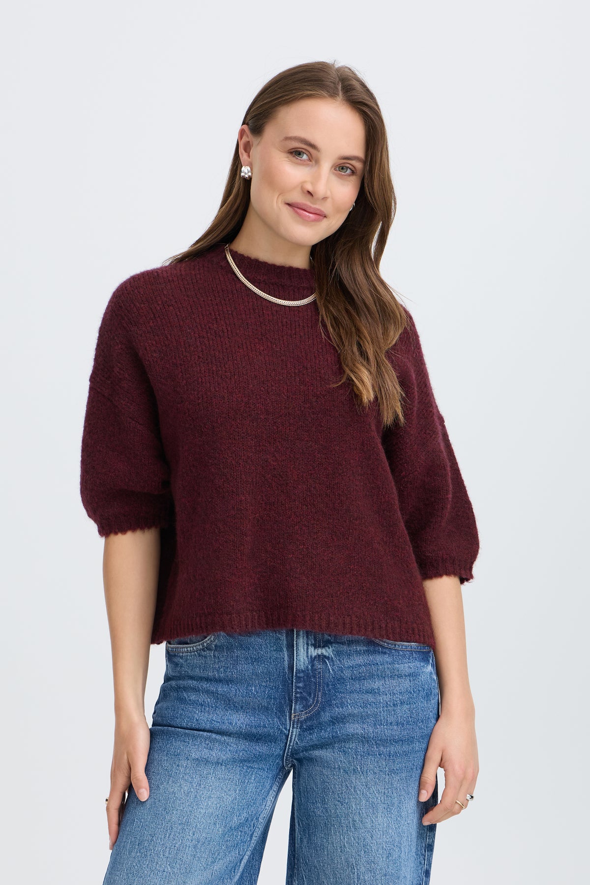 Otia Fig Short Sleeve Jumper - 20818397