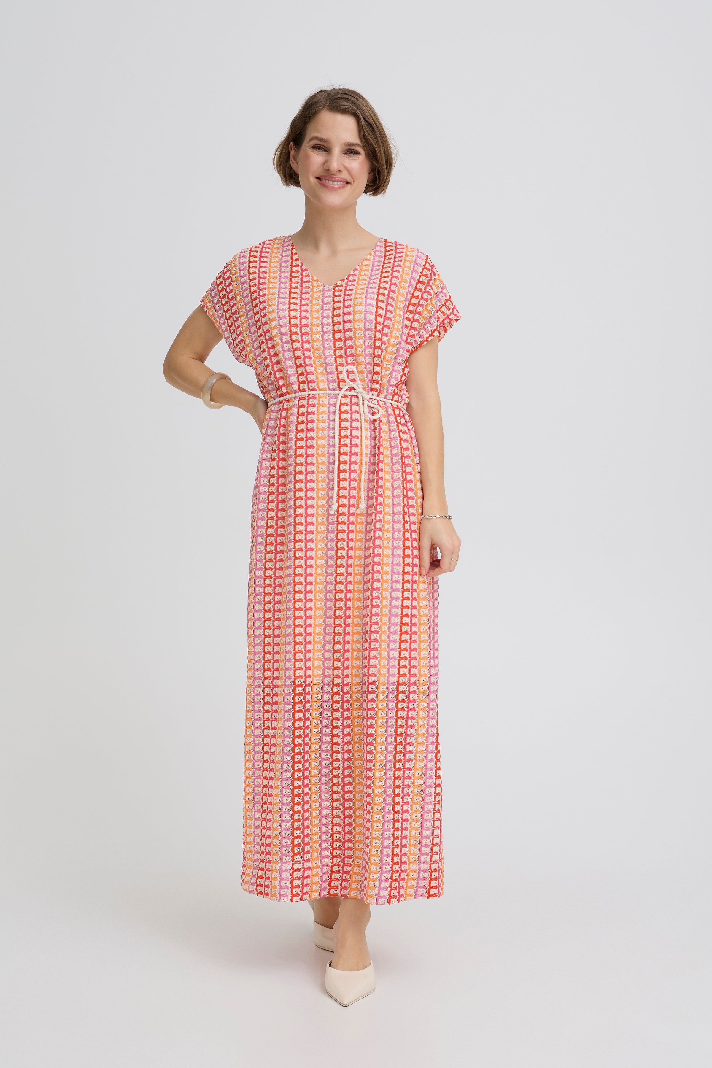 Prisca Raspberry Rose Multi Dress - 20818441