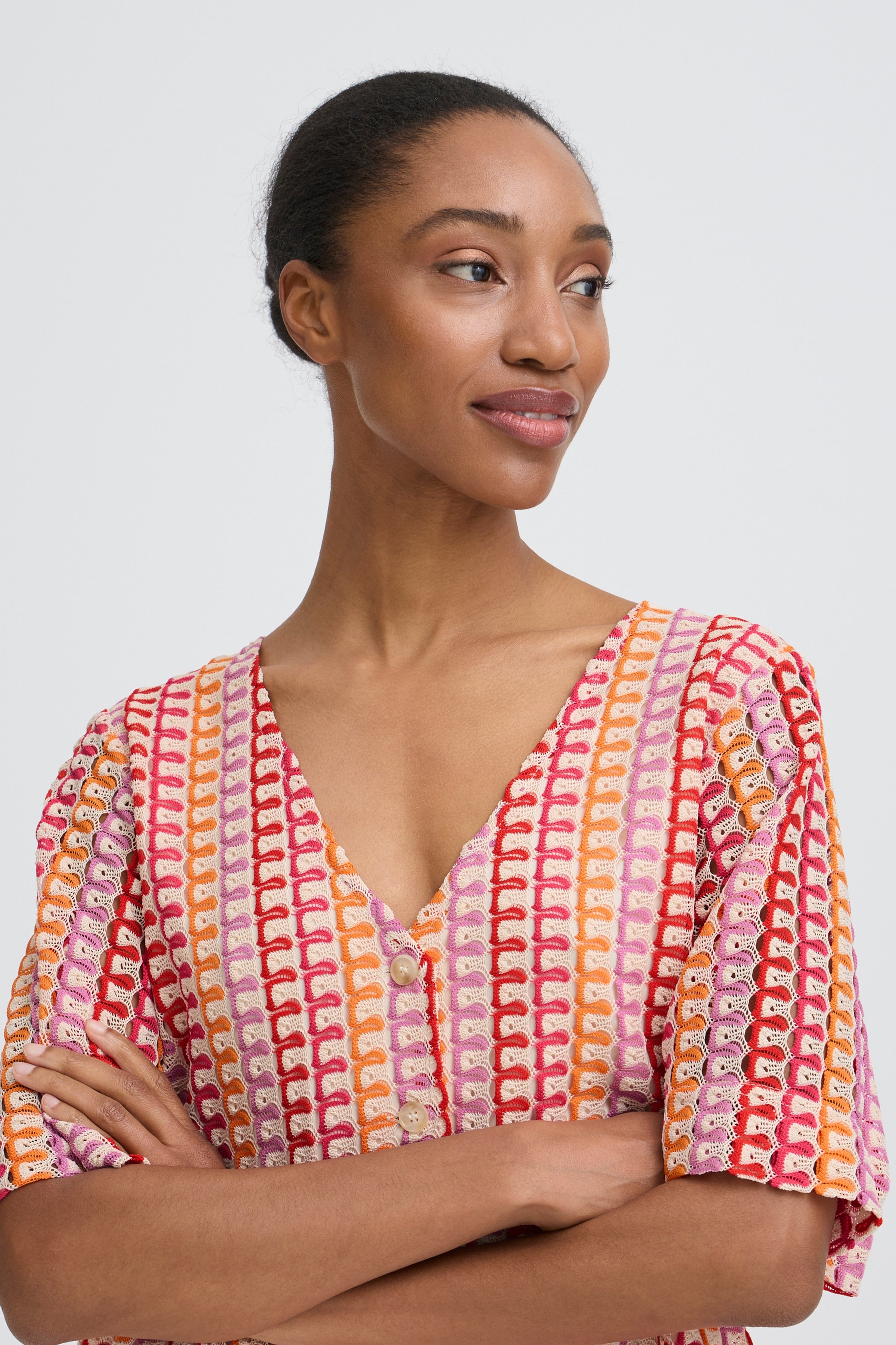 Prisca Raspberry Rose Blouse - 20818727