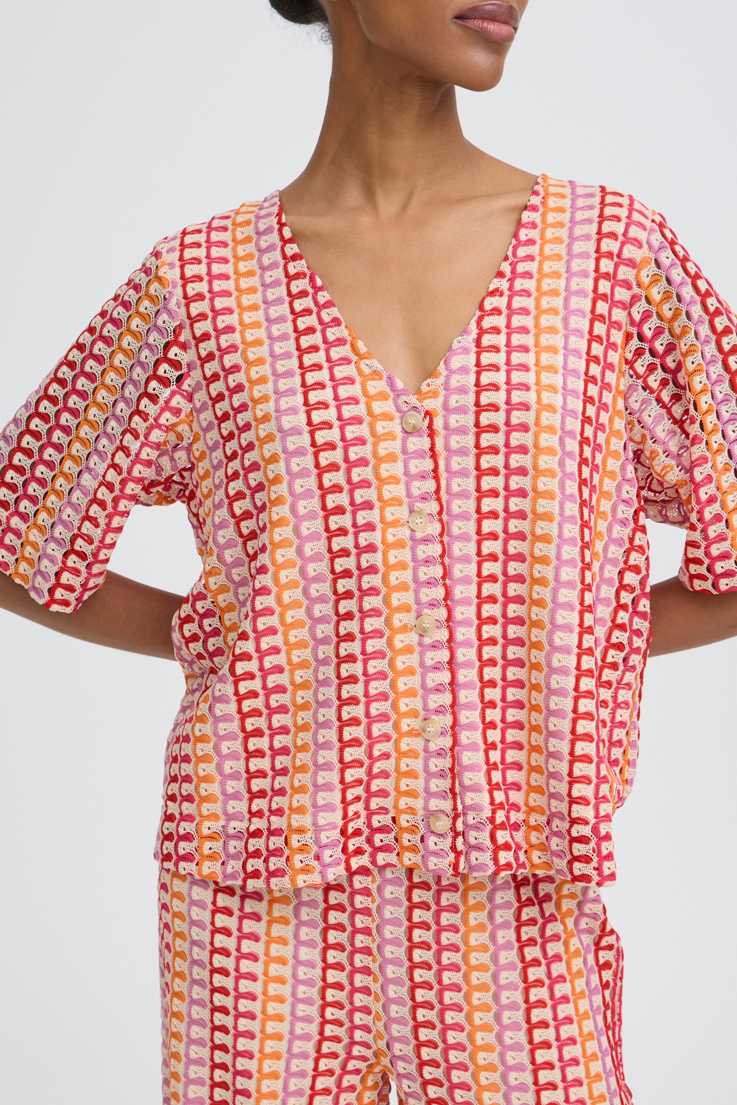 Prisca Raspberry Rose Blouse - 20818727