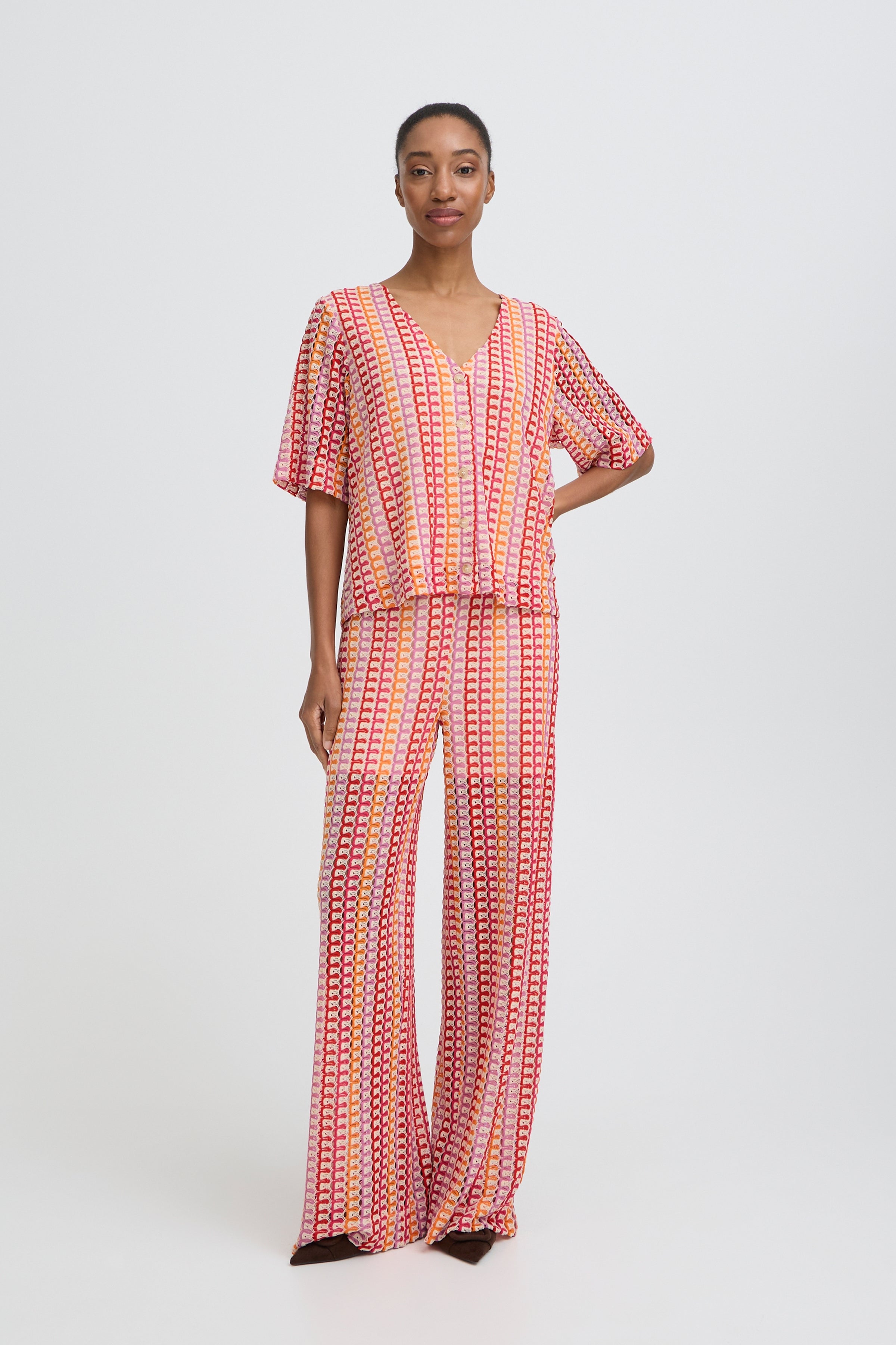 Prisca Raspberry Rose Blouse - 20818727