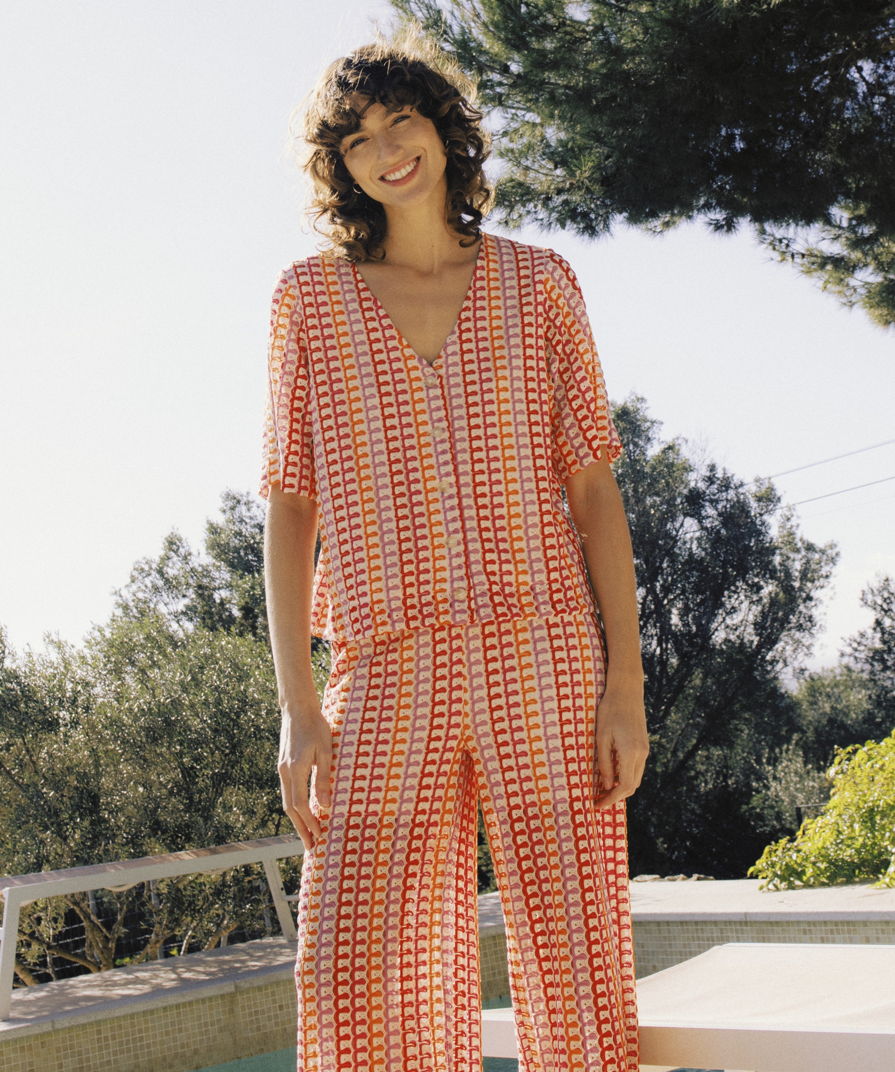 Prisca Raspberry Rose Blouse - 20818727