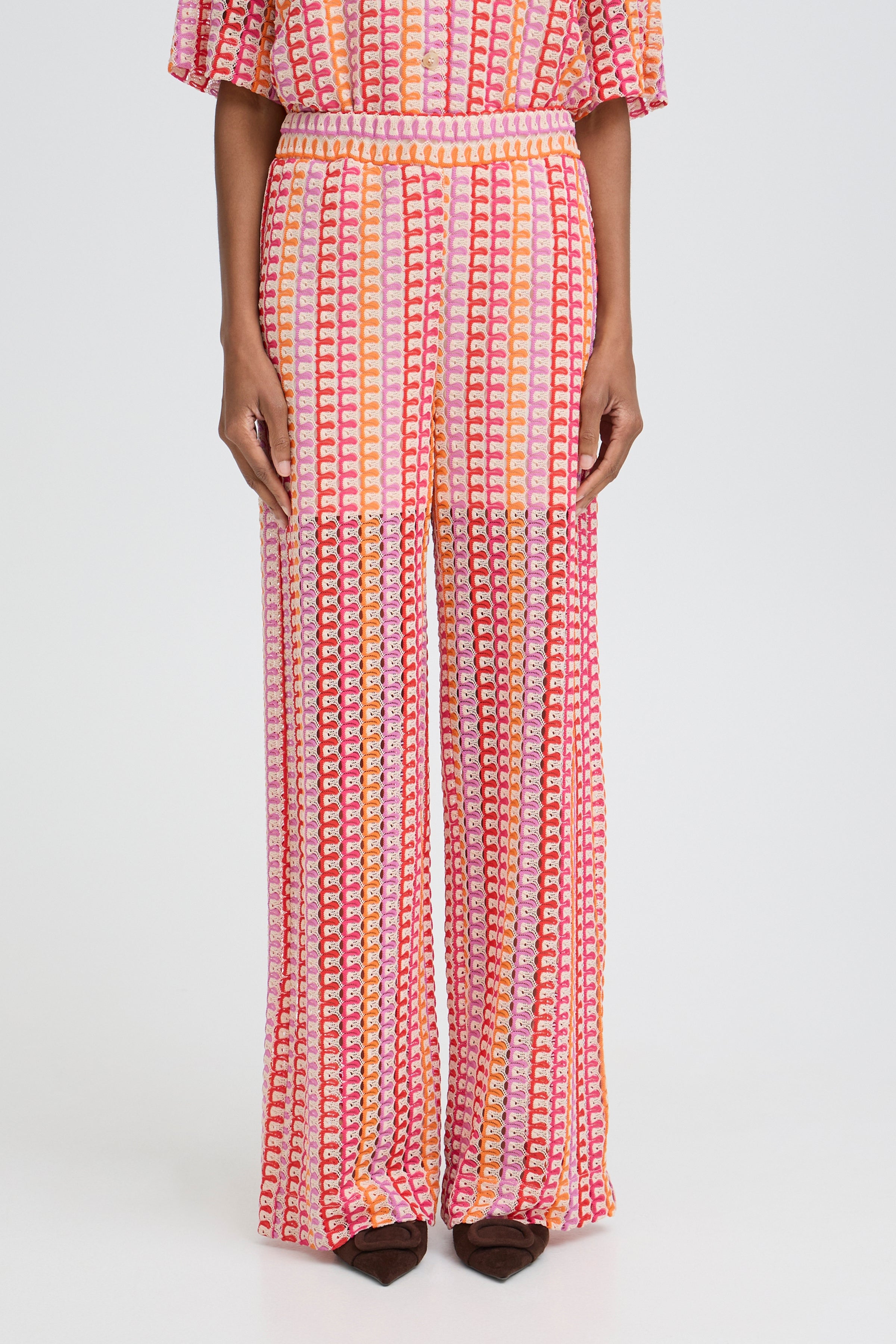 Prisca Raspberry Rose Trousers - 20818760