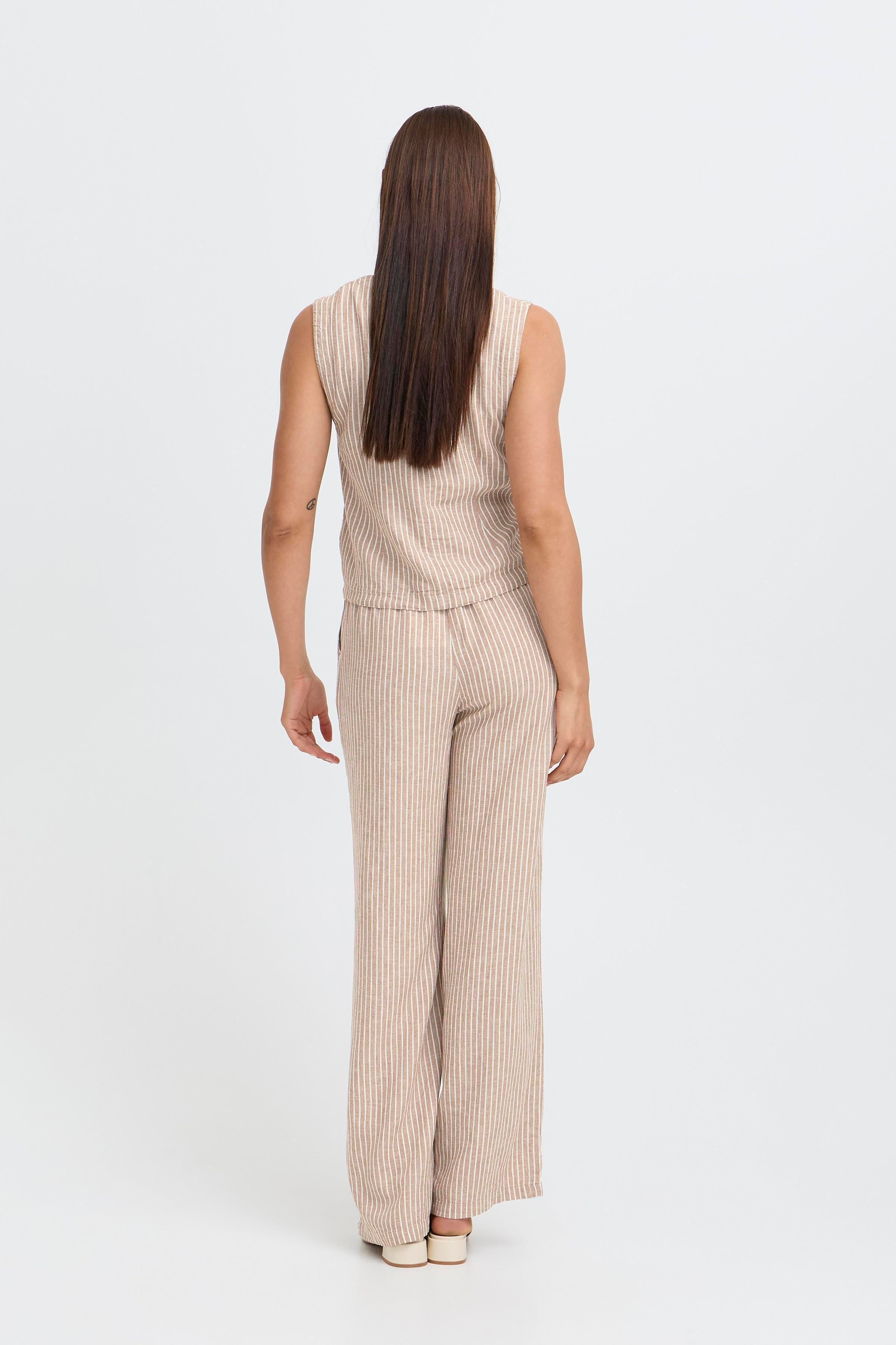 Falakka Woodsmoke Stripe Waistcoat - 20818821