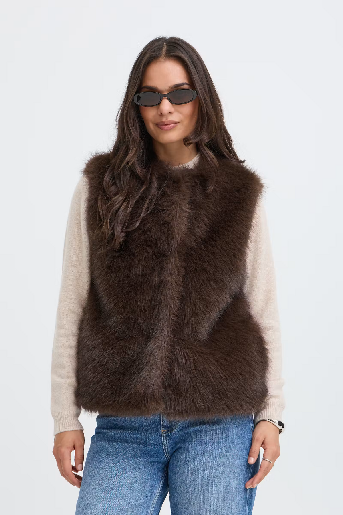 Cesille Java Faux Fur Gilet - 20819098