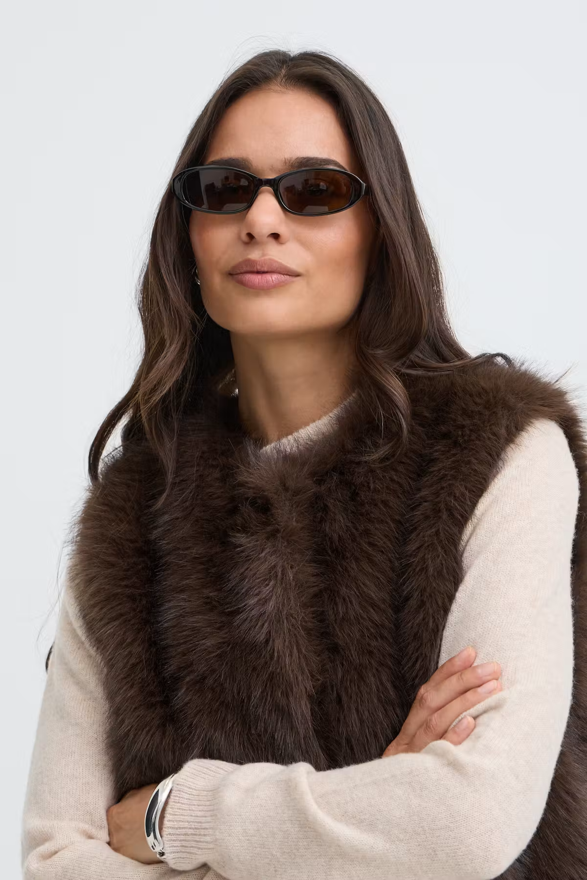 Cesille Java Faux Fur Gilet - 20819098