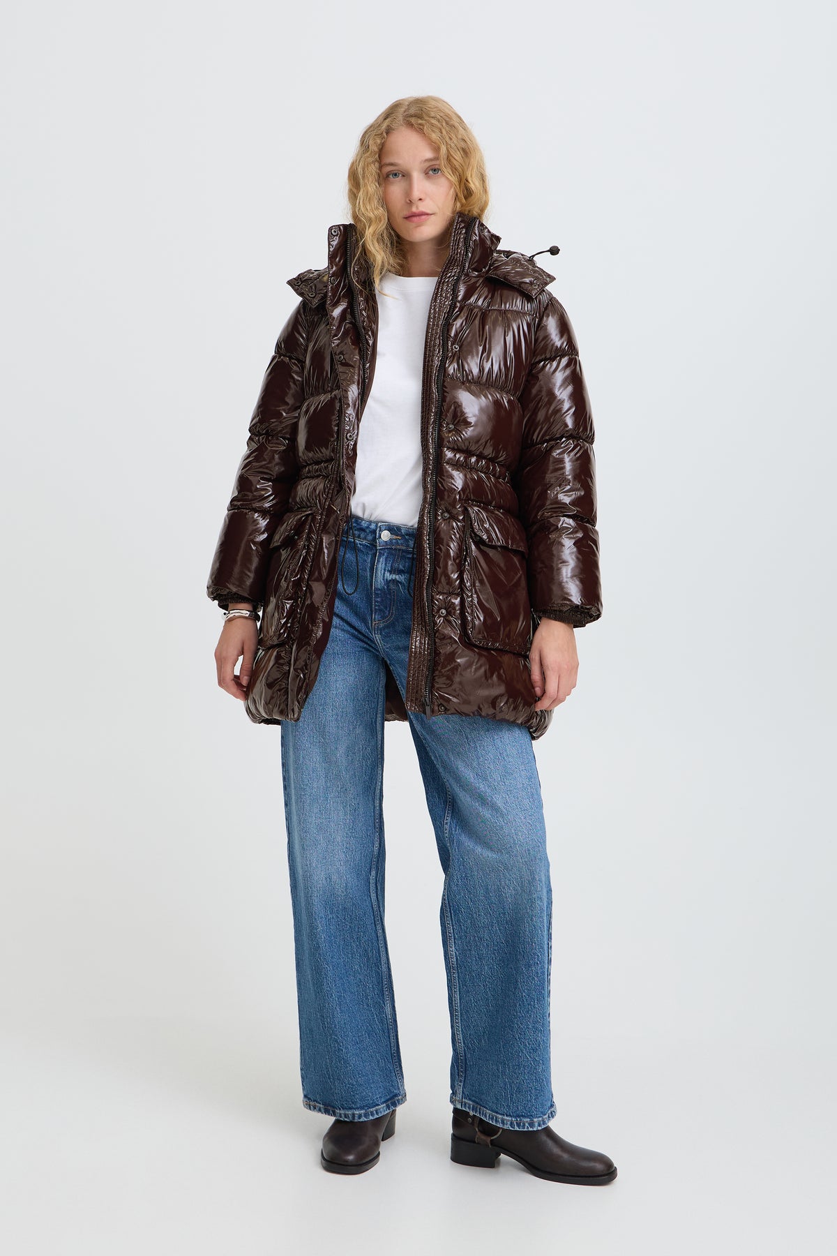 Binia Java Hooded Coat - 20819106