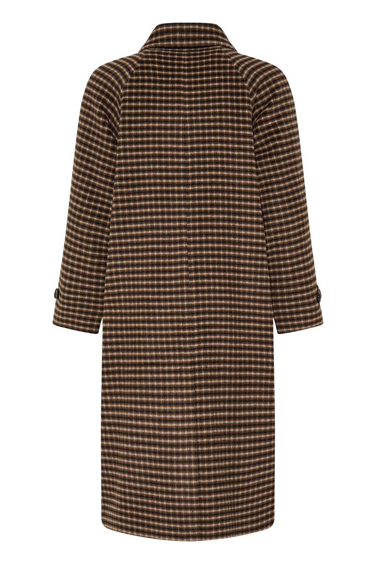 Camio Olive Night Check Coat - 20819133