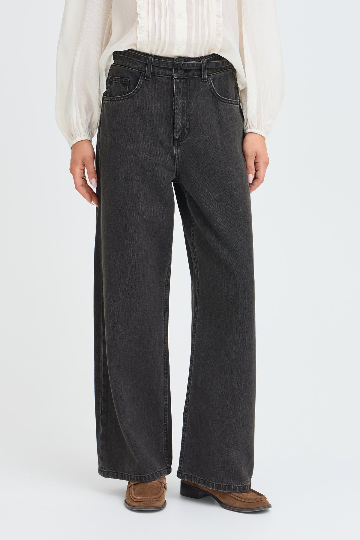 Kimu Black Belt Jeans - 20819286