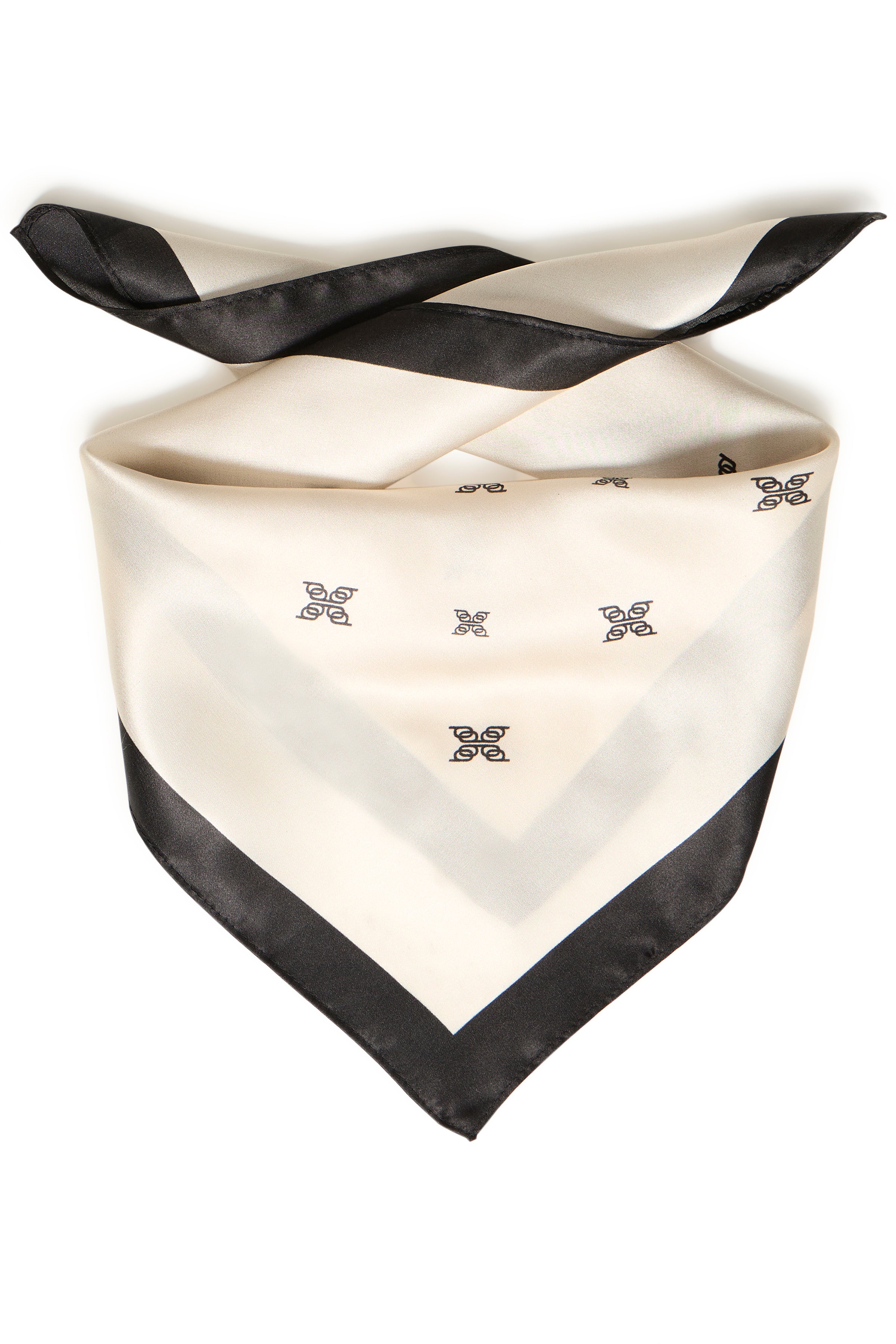 Wioletta Birch/Black Logo Scarf - 20819296