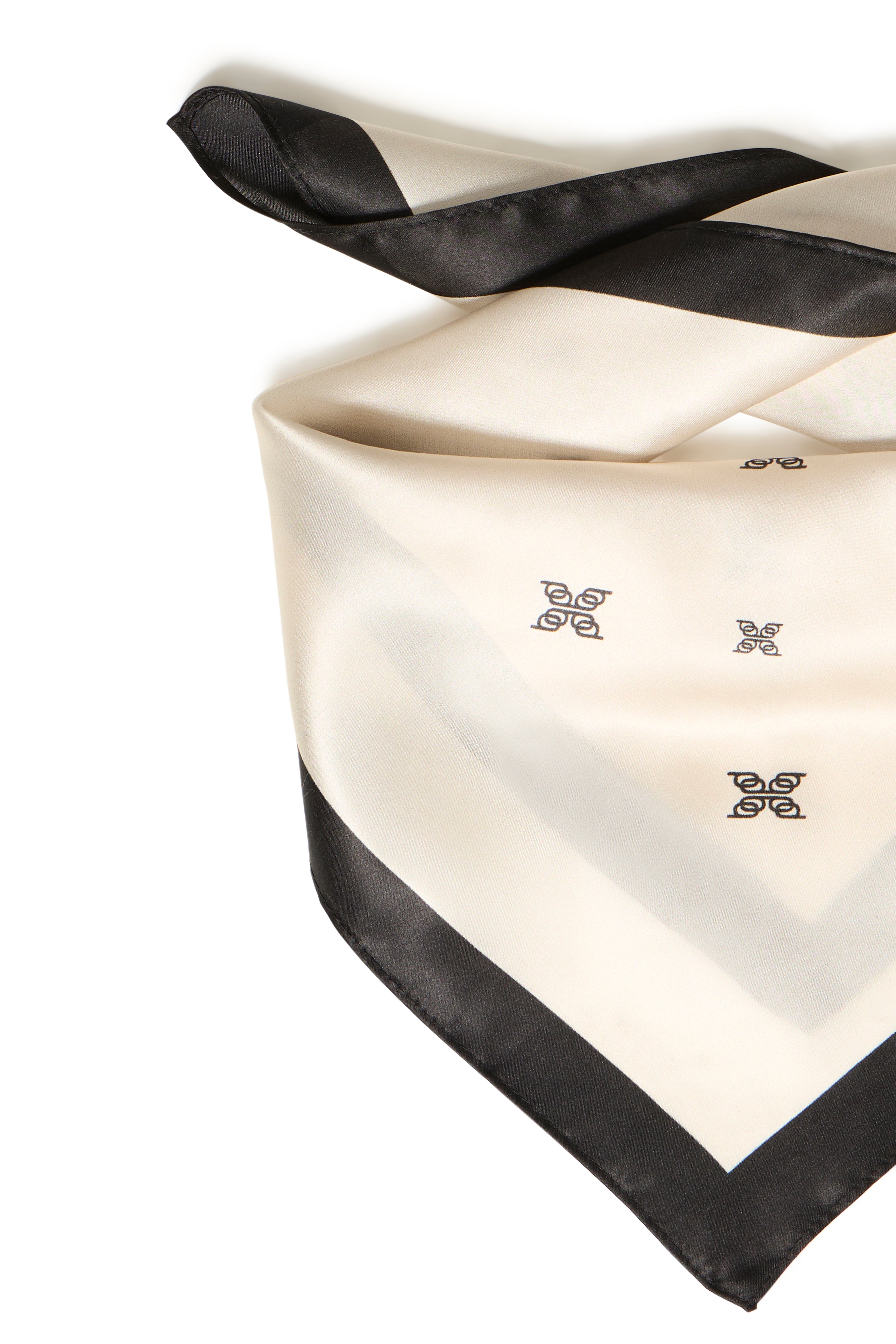 Wioletta Birch/Black Logo Scarf - 20819296