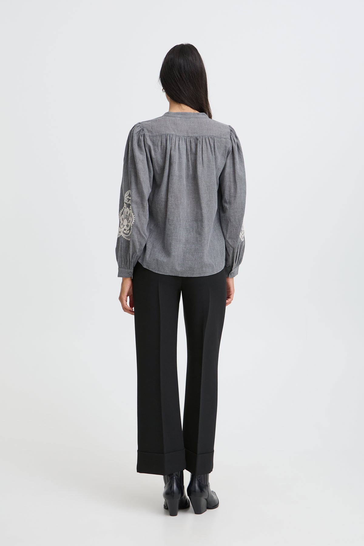 Denoa Cuff Meteorite Trousers - 20819331