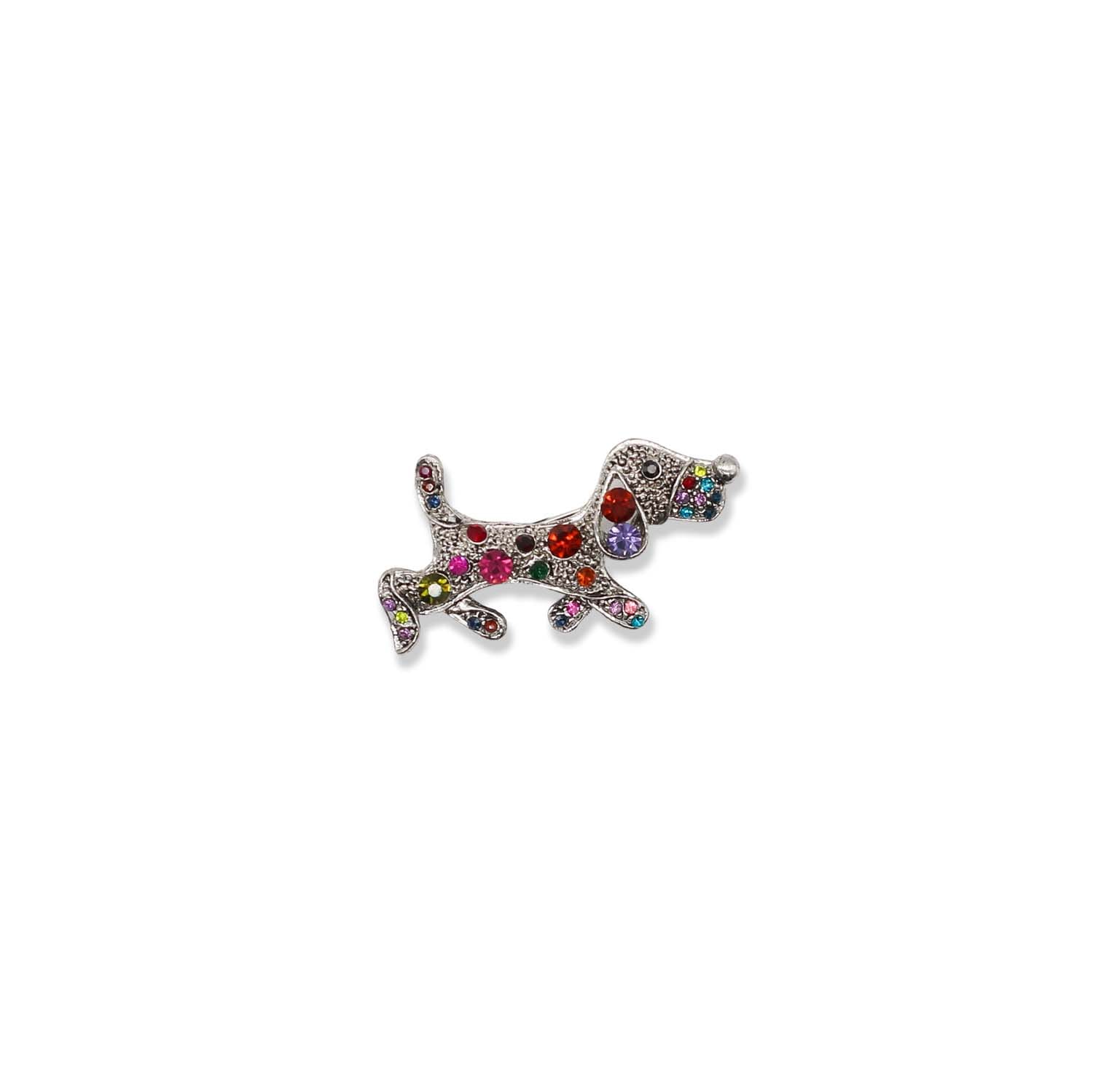 Multi Colour Puppy Brooch - 2158921