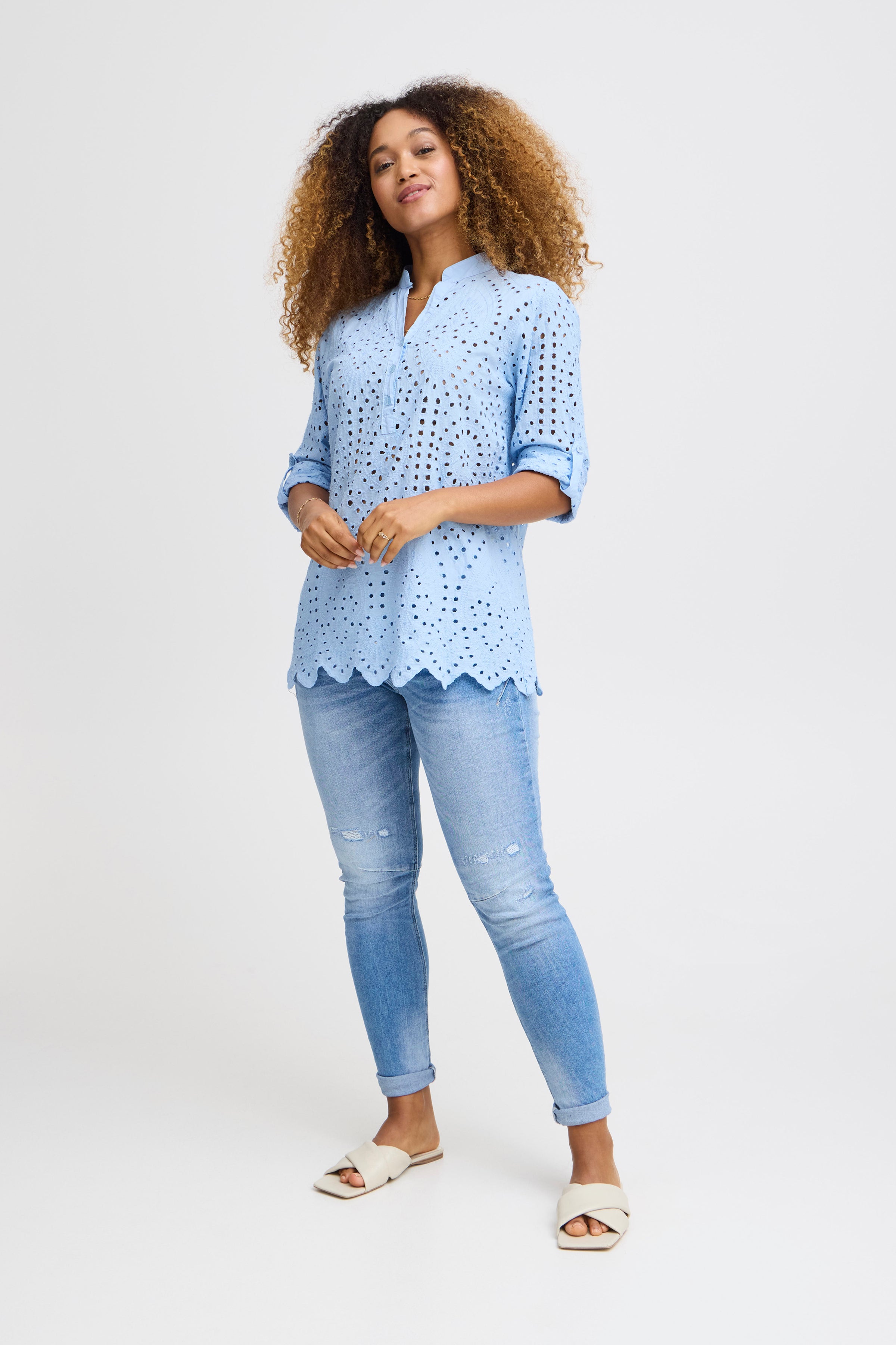 Milea Cerulean Blouse - 22100567