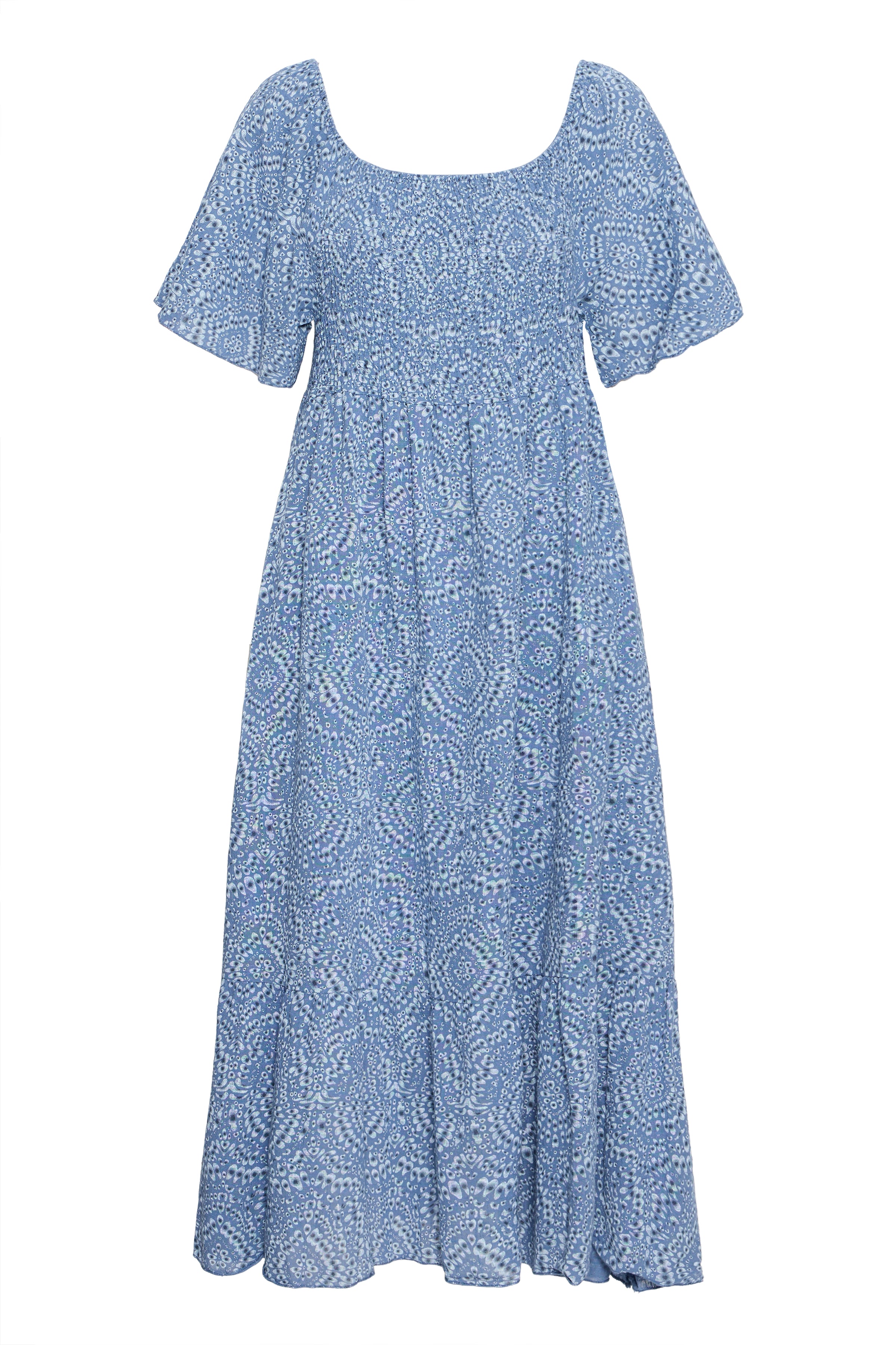 Alexa Blue Long Dress - 22100922