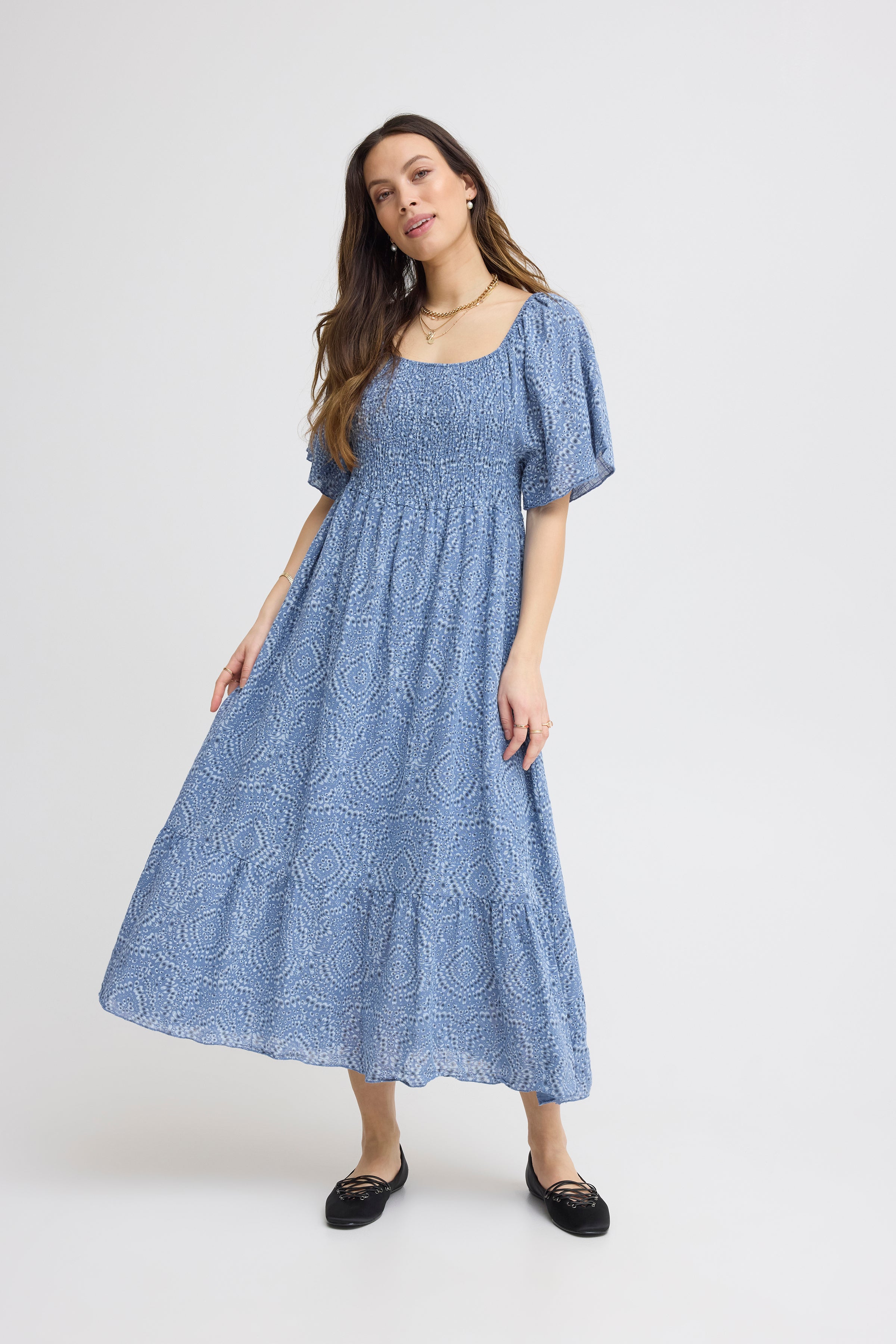 Alexa Blue Long Dress - 22100922