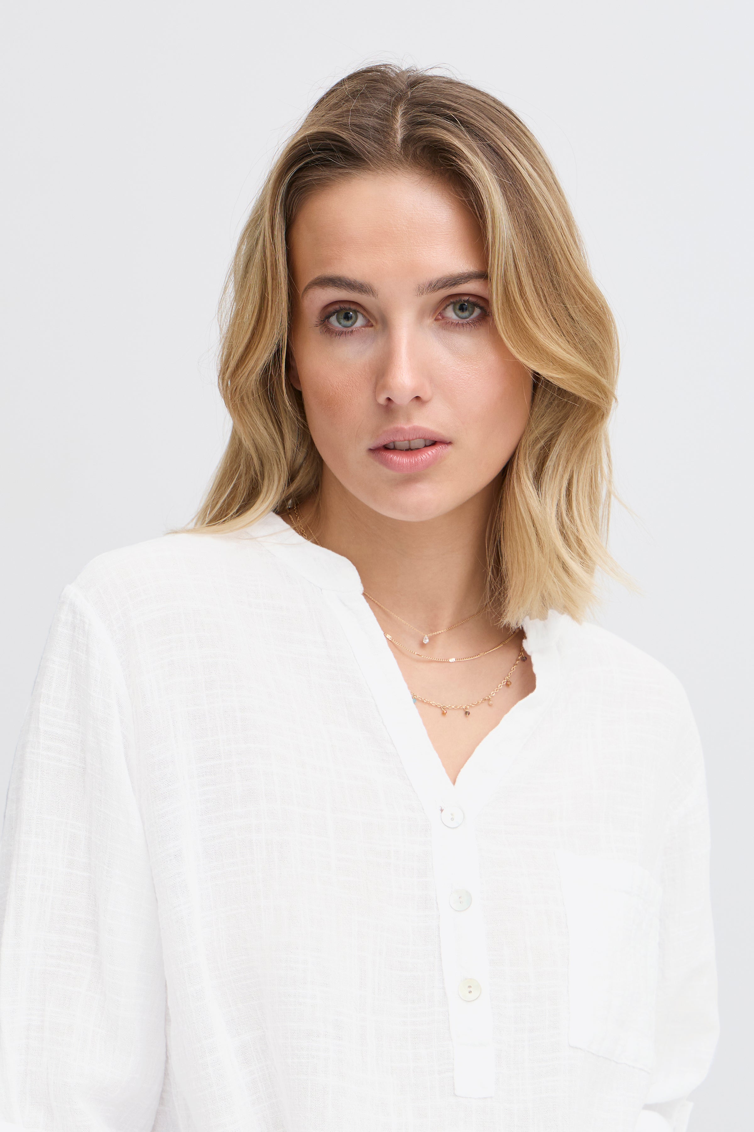 Alexa White Blouse - 22100930