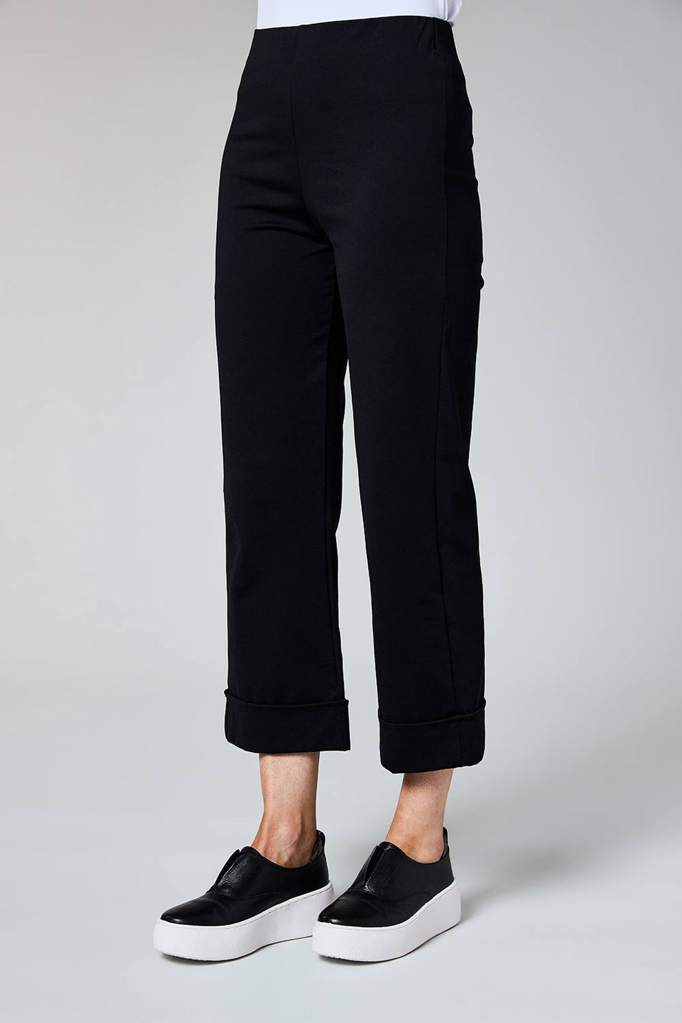 Black Cuff Pants - 2256