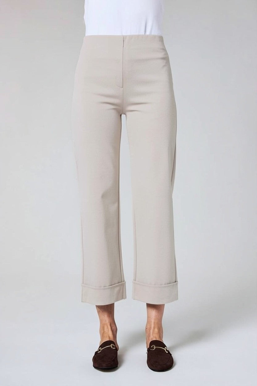 Taupe Cuff Pants - 2256