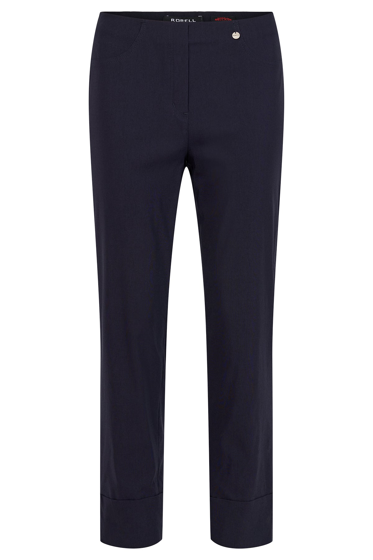 Bella 09 Navy Cuff Trousers - 51568