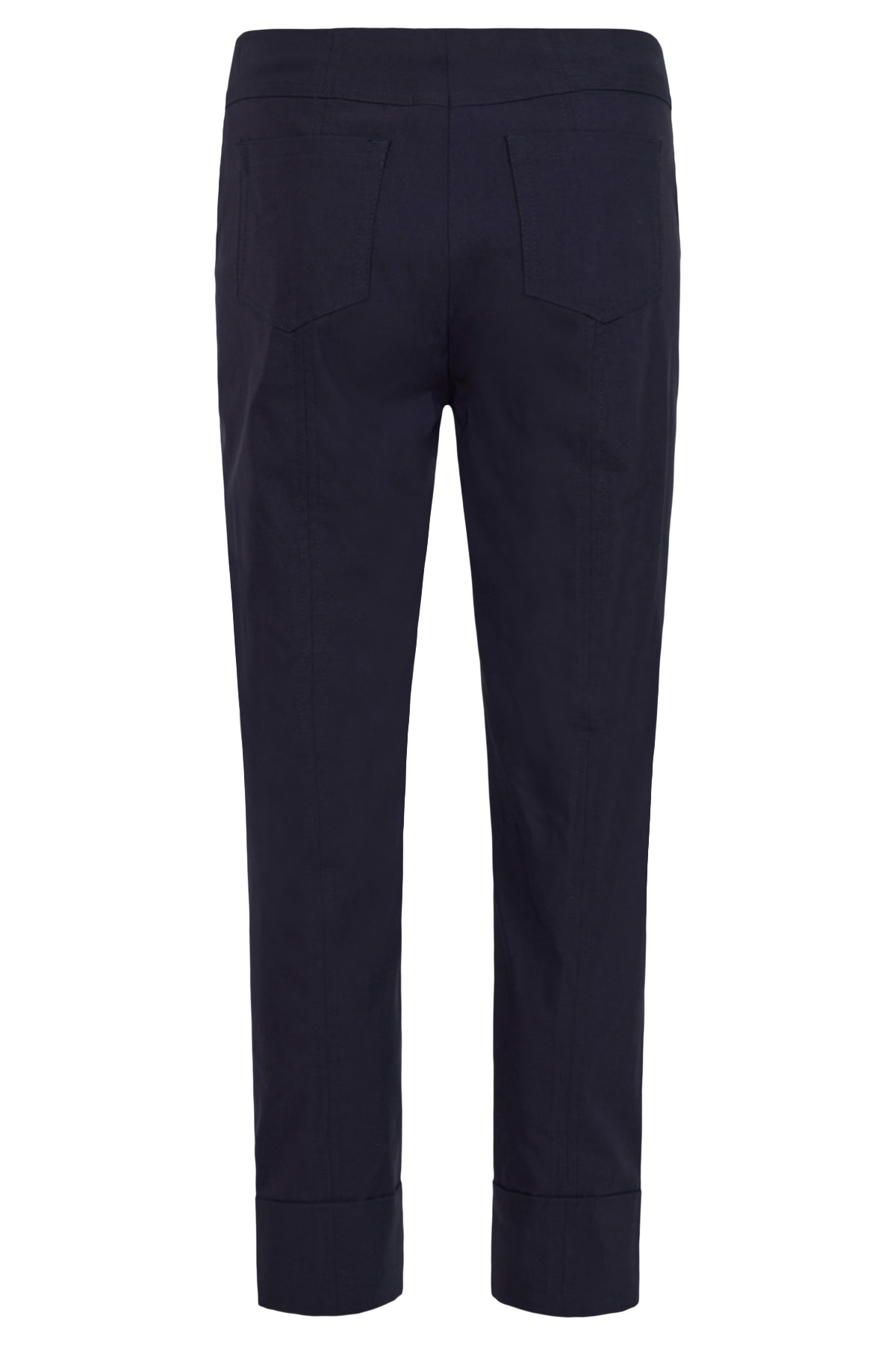 Bella 09 Navy Cuff Trousers - 51568