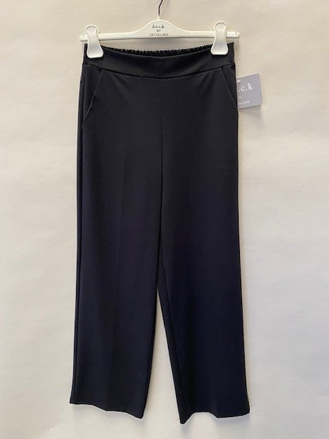 Black Wide Leg Trousers - 2435