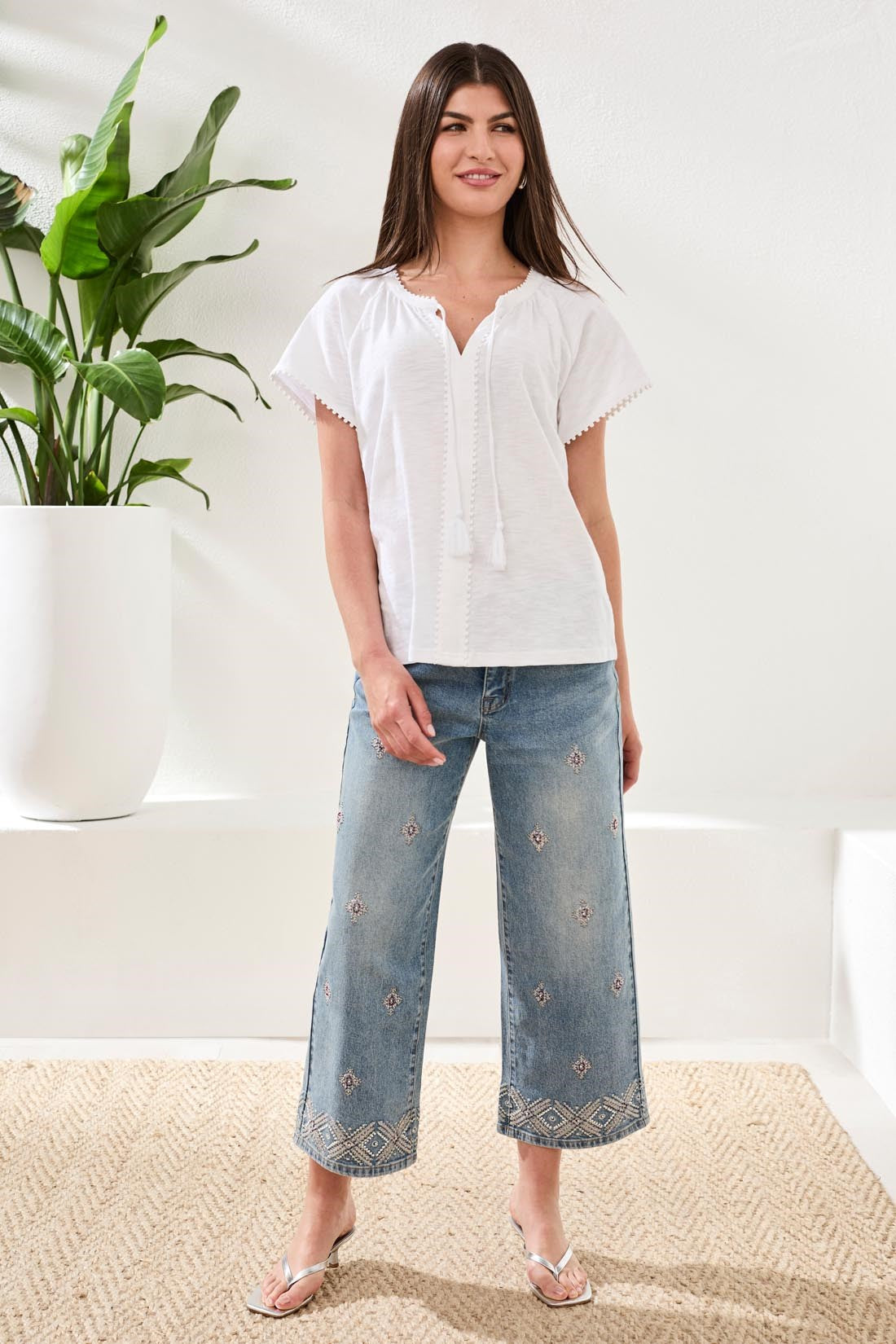 White Blouse - 2475O