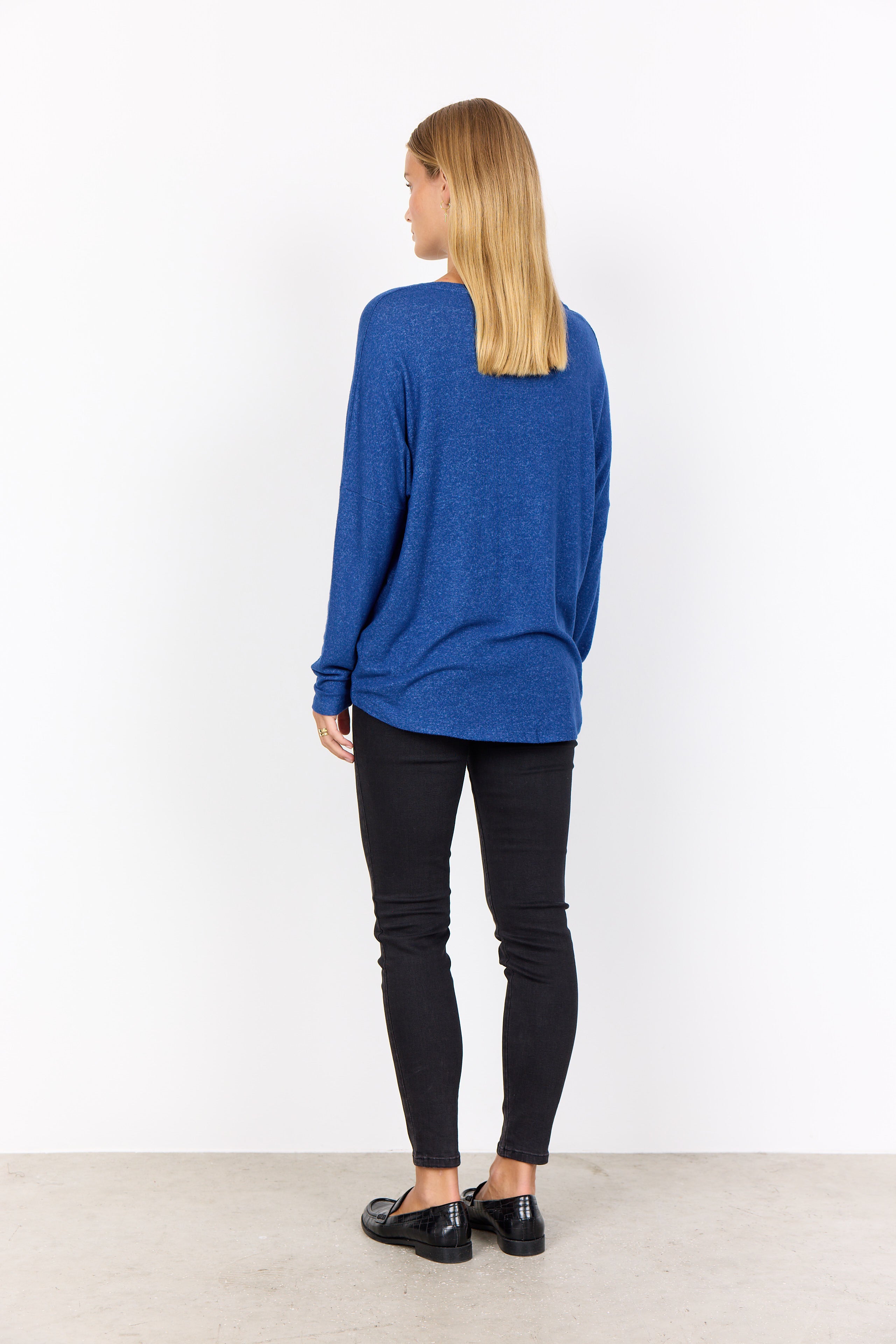 Biara 1 Estate Blue Mel. Sweater - 24788