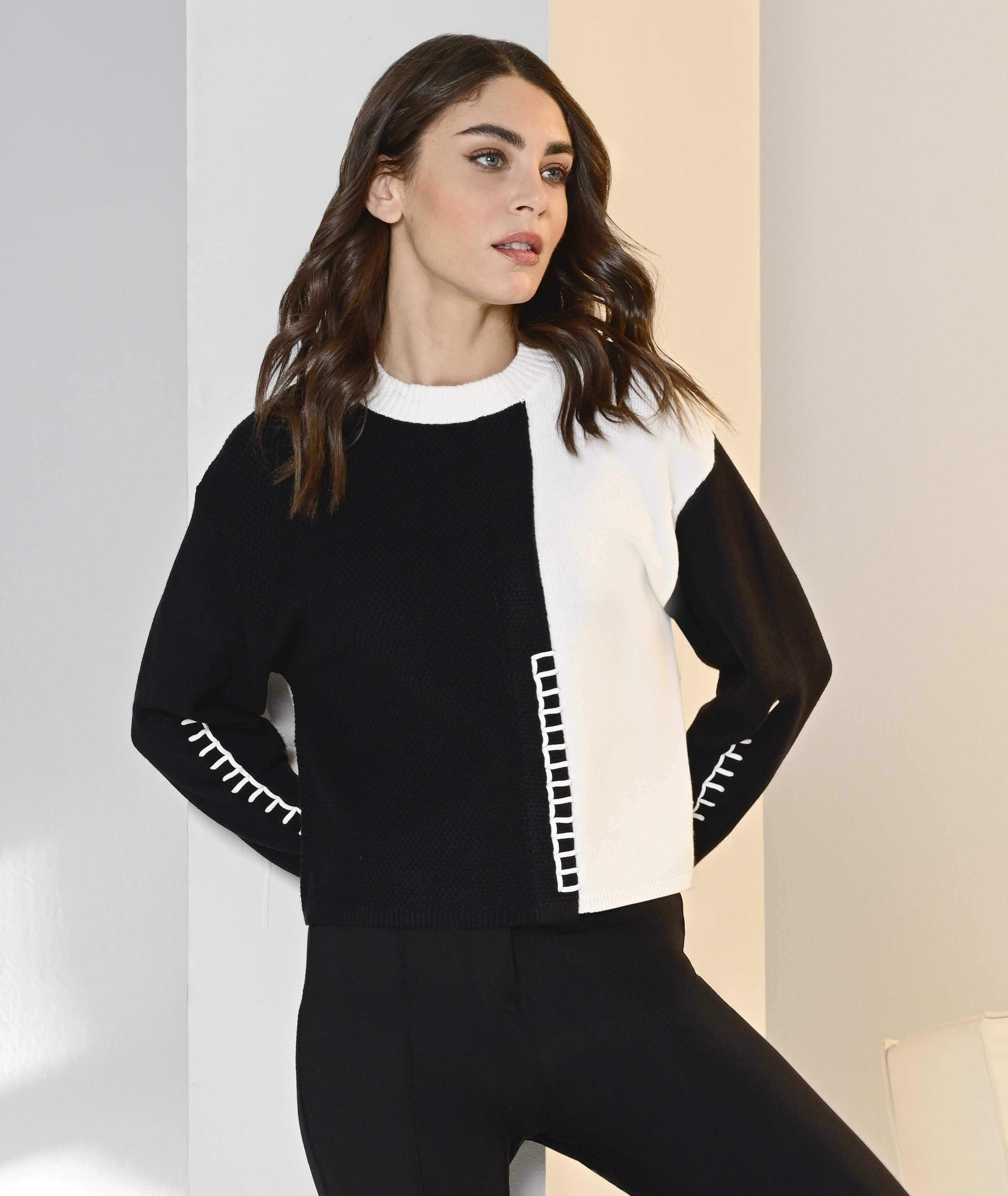 Black & White Sweater - 64340