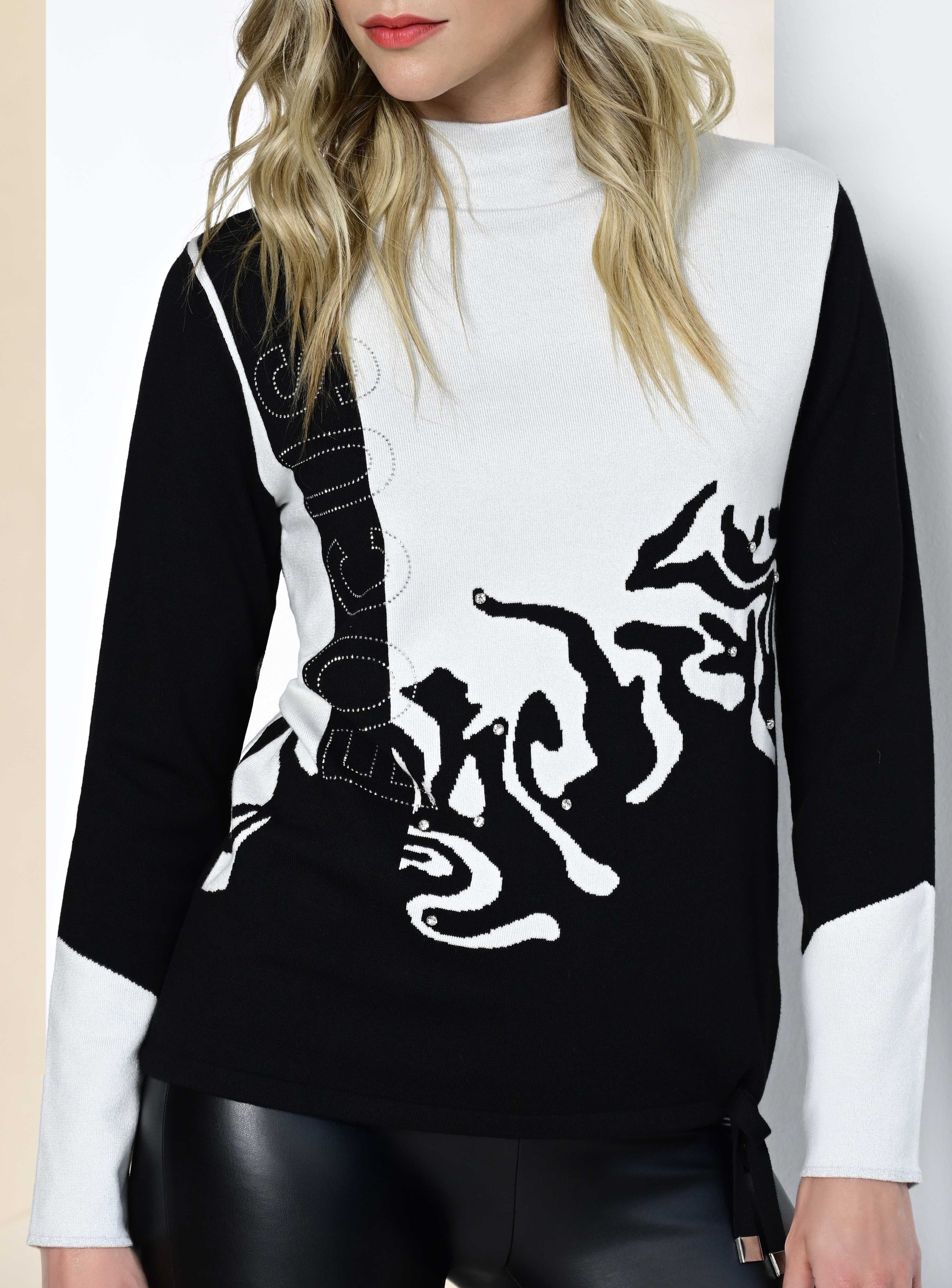 Black & White Focus Jumper - 64362