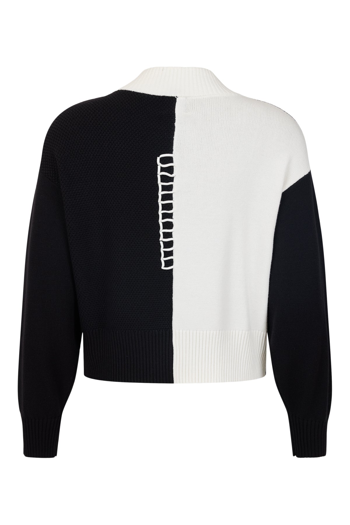 Black & White Zip Cardigan - 67342
