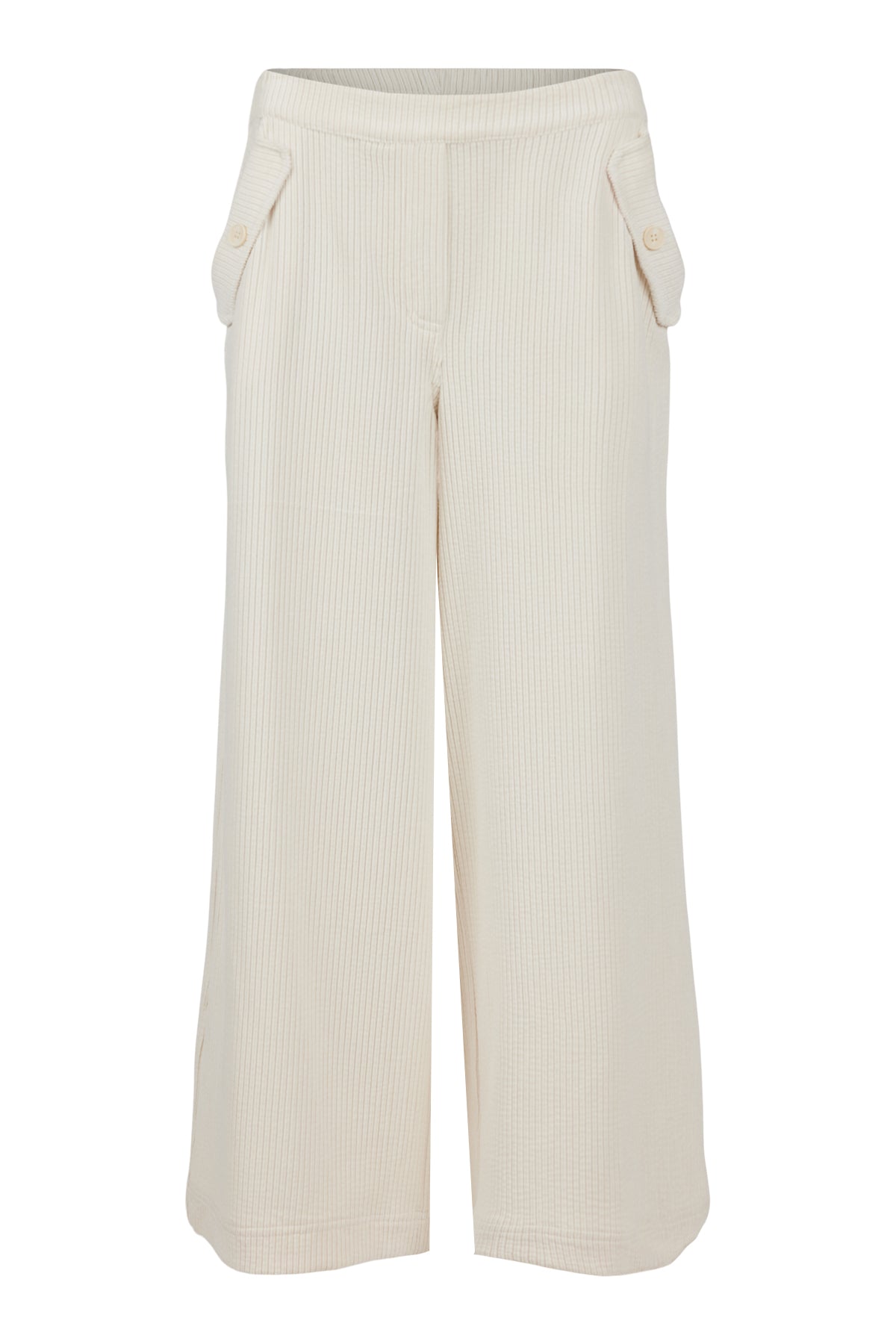 Cream Wide Leg Trousers - 81426