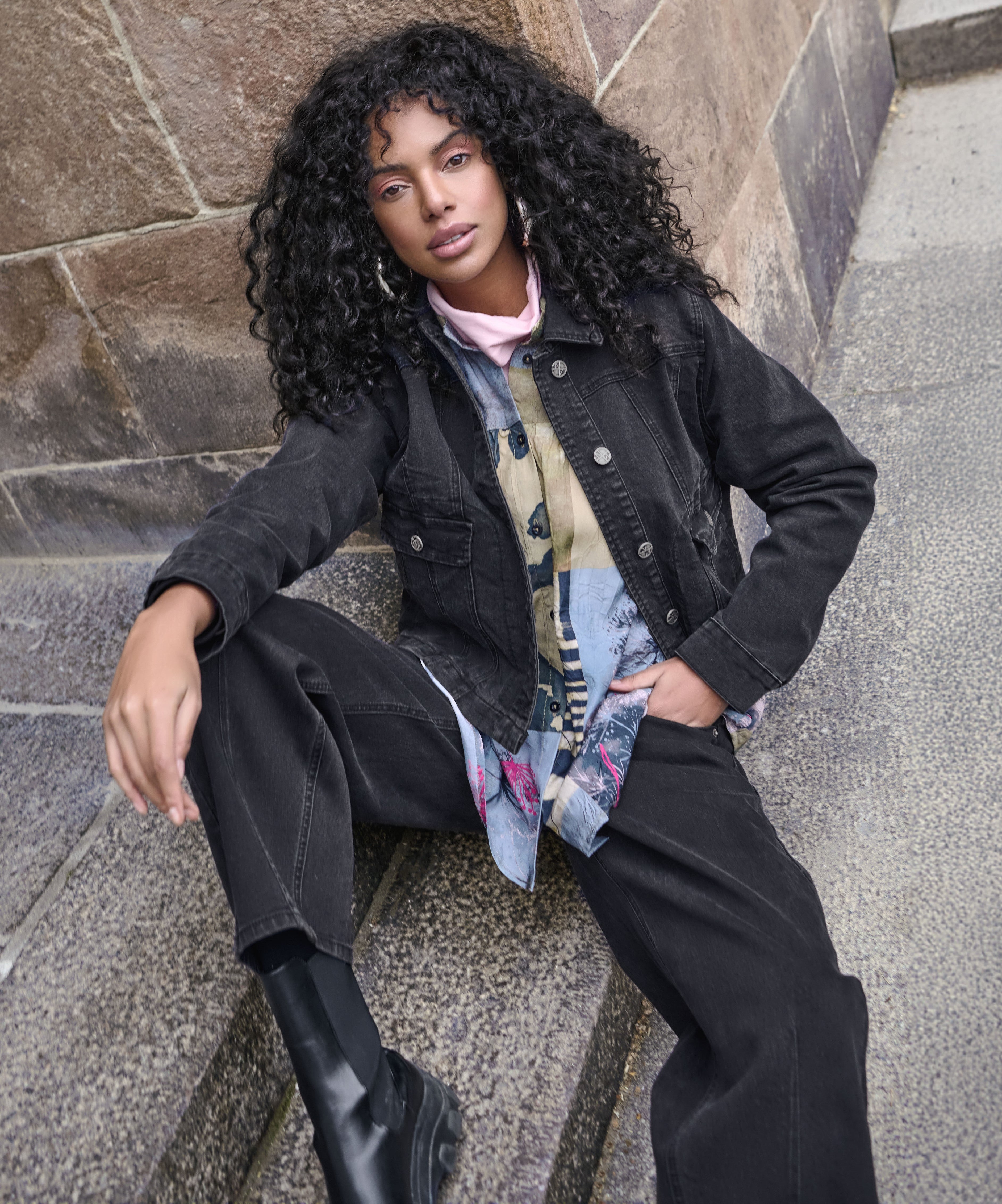 Black Barrel Jean - 81434