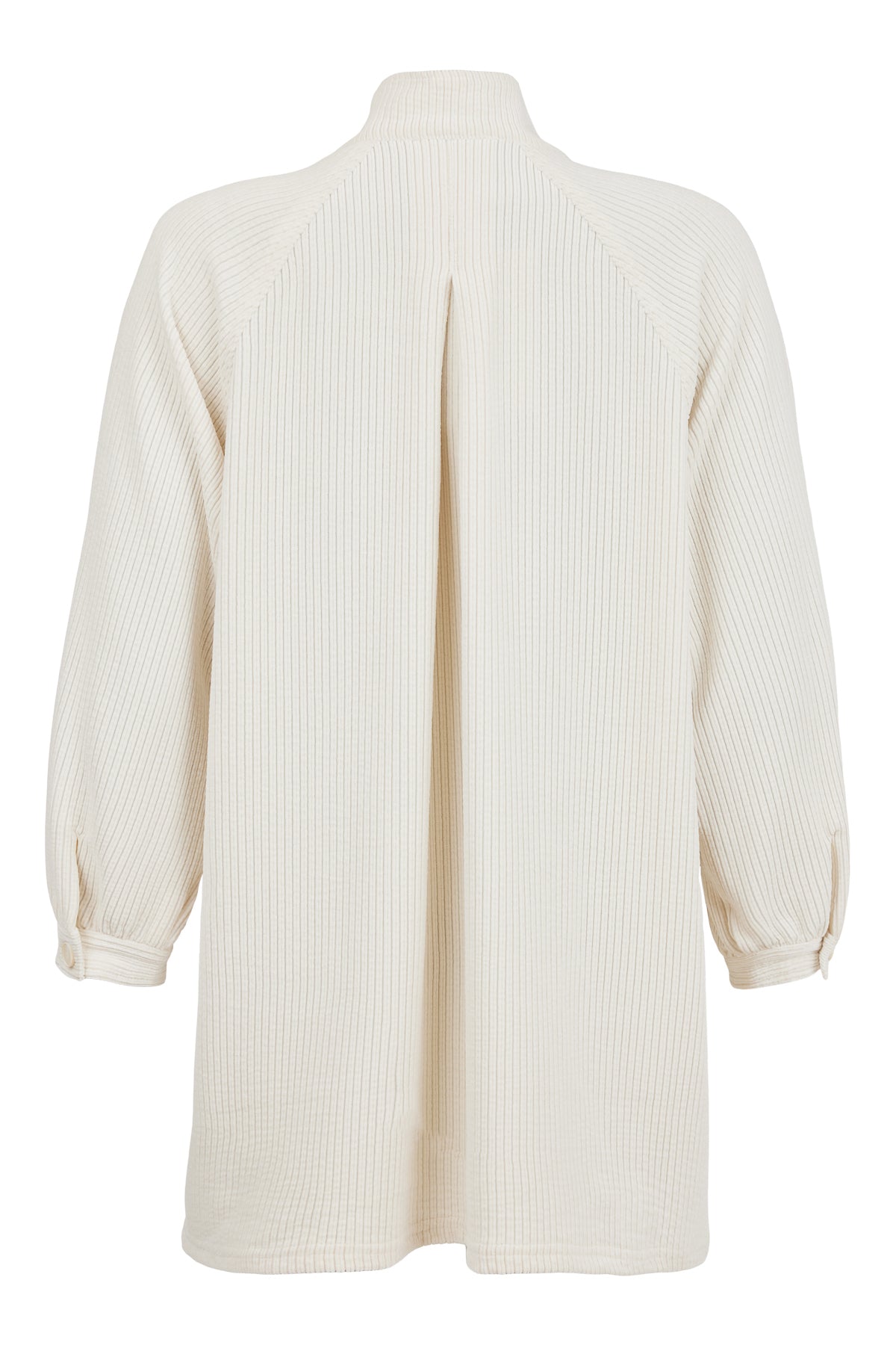 Cream Funnel Neck Jacket - 87133