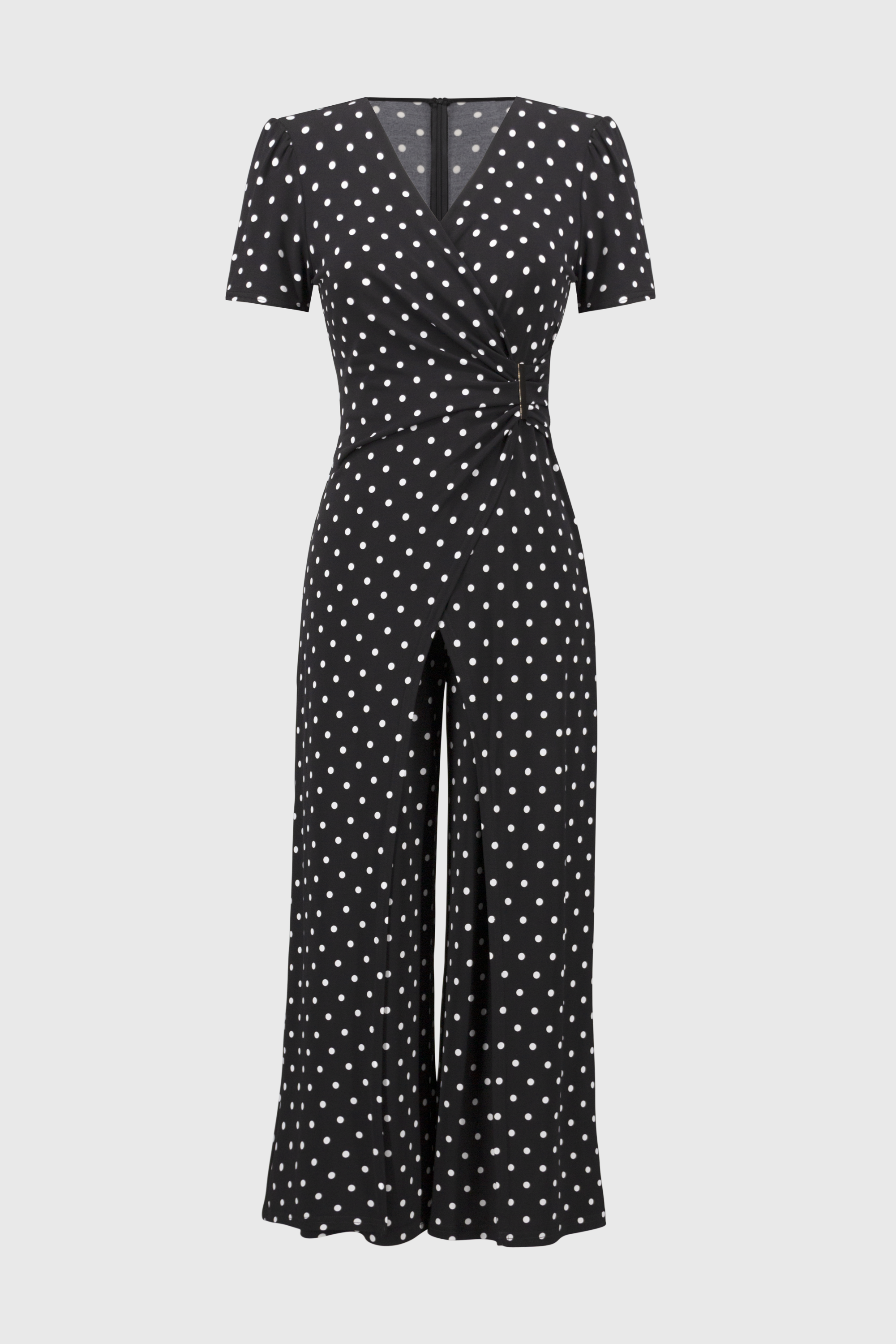 Black & White Spot Jumpsuit - 251008