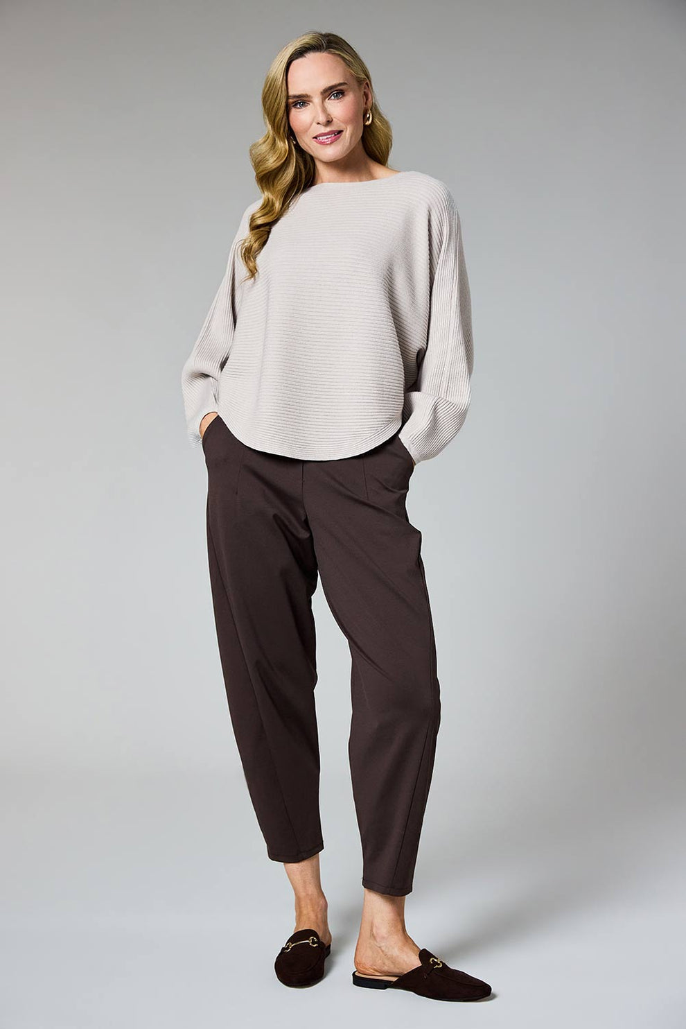 Choc Barrel Trousers - 2511