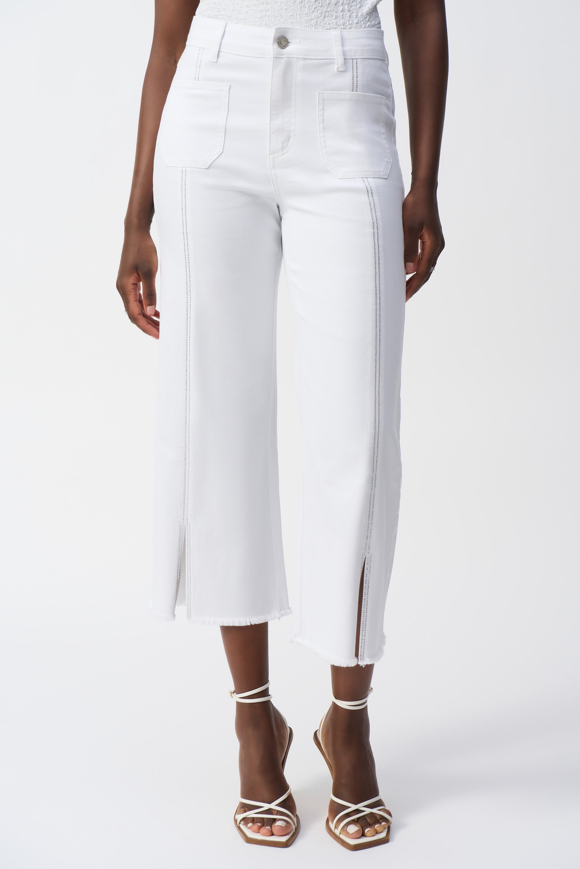 White Culotte Jeans - 251901