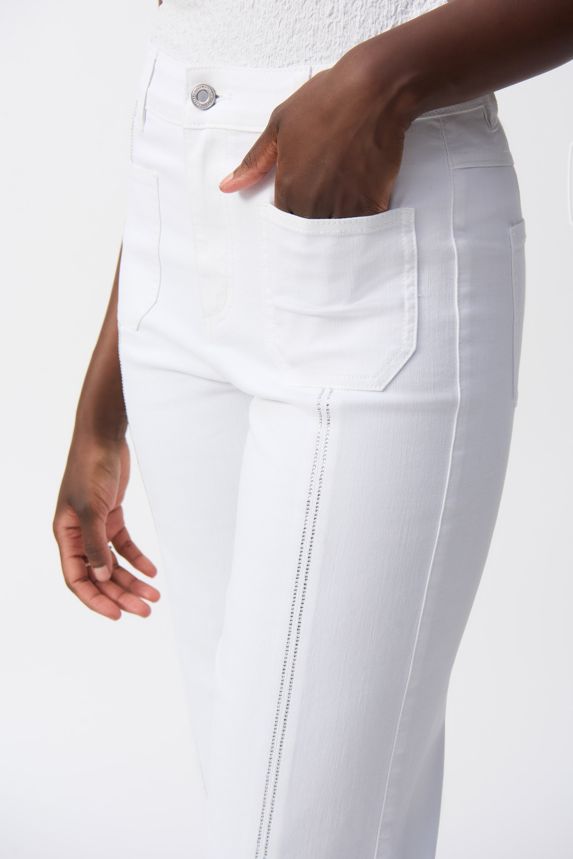 White Culotte Jeans - 251901