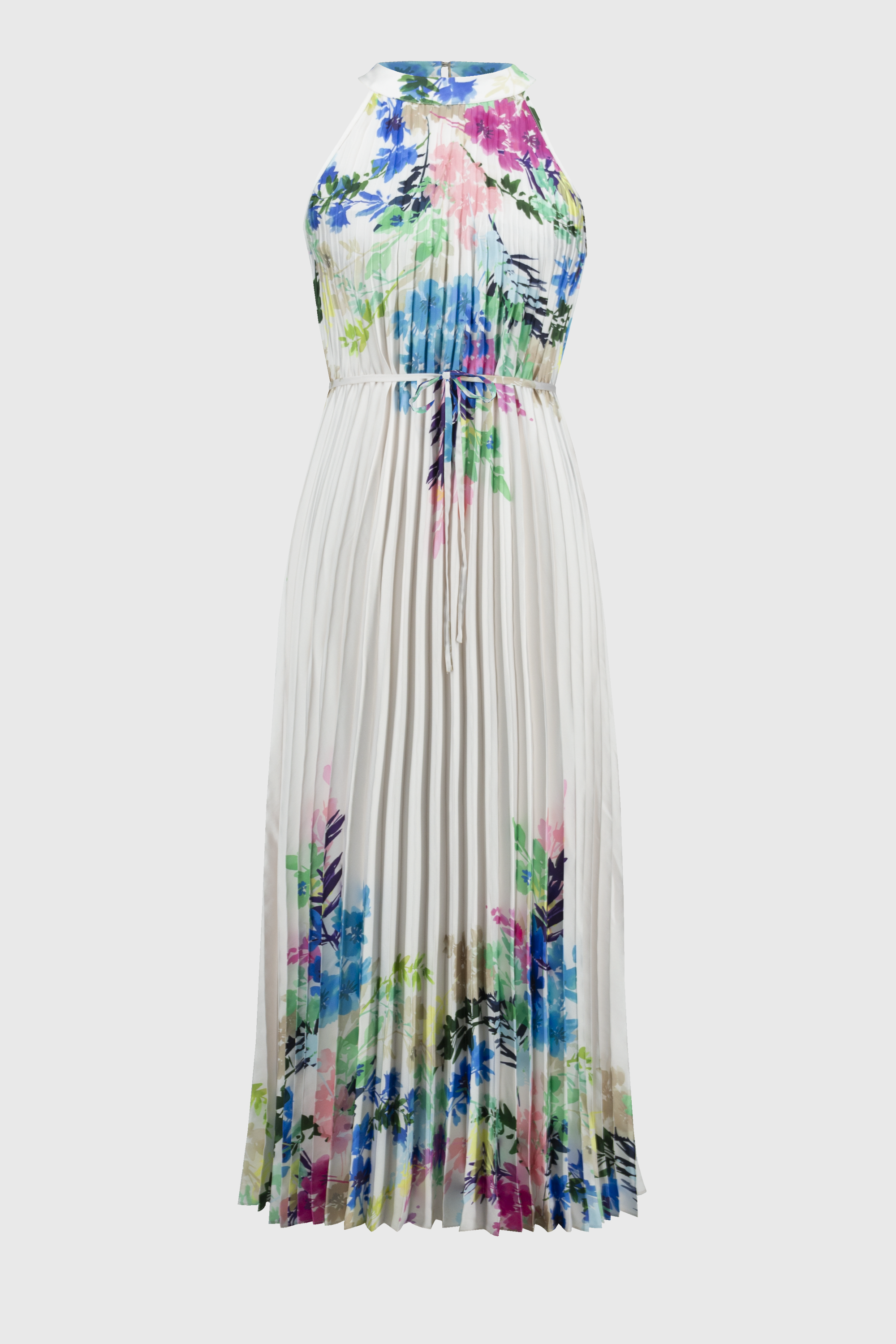 Floral Pleated Dress - 251904