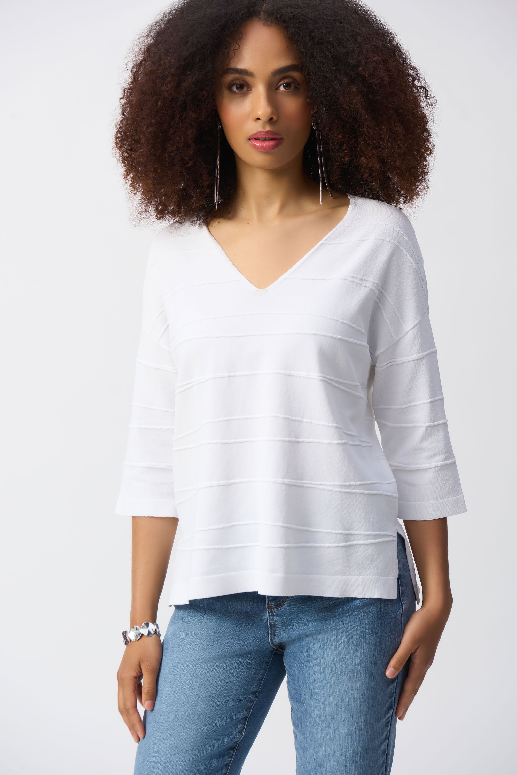 Vanilla V Neck Sweater - 251923
