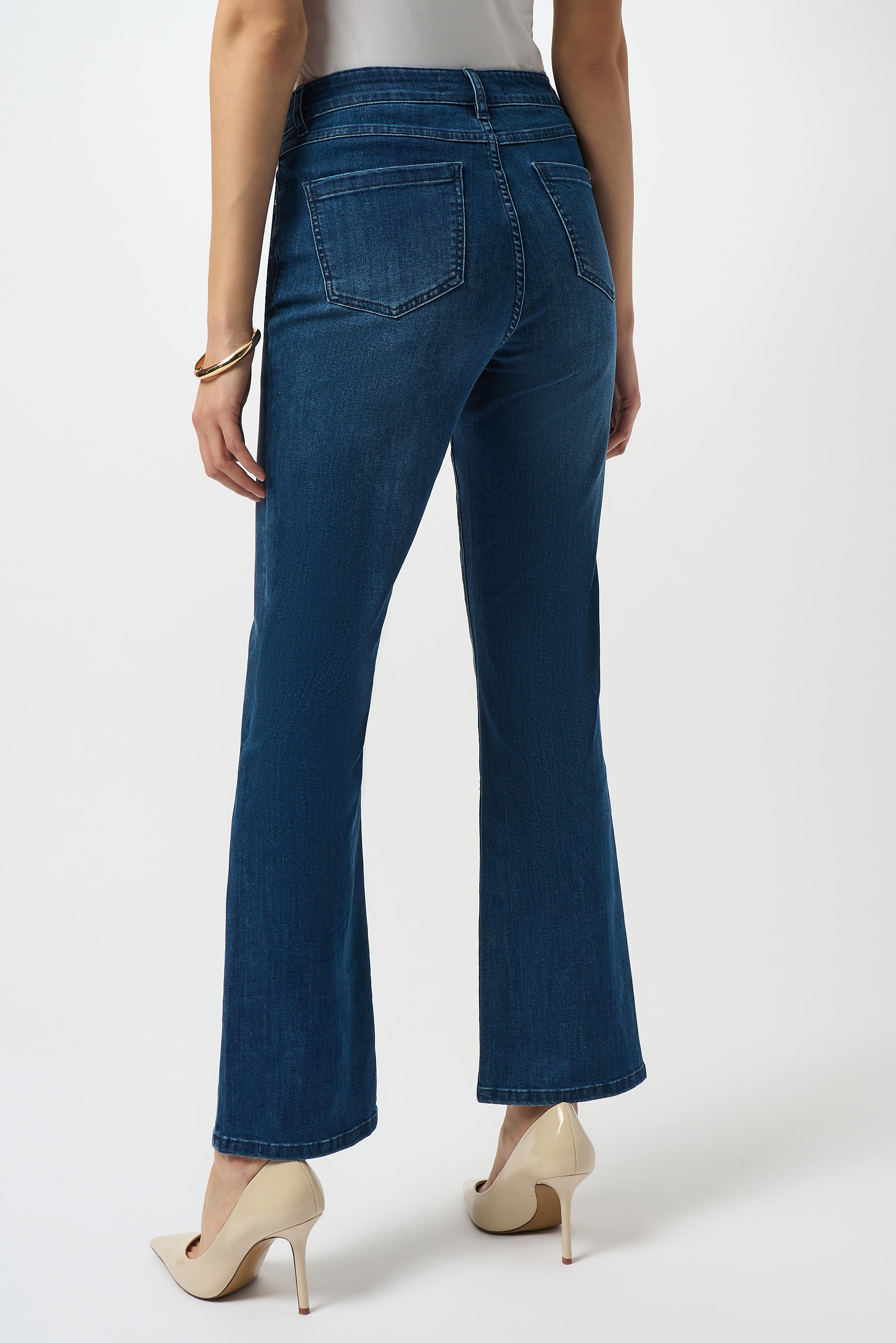 Medium Blue Denim Jeans - 251967F25